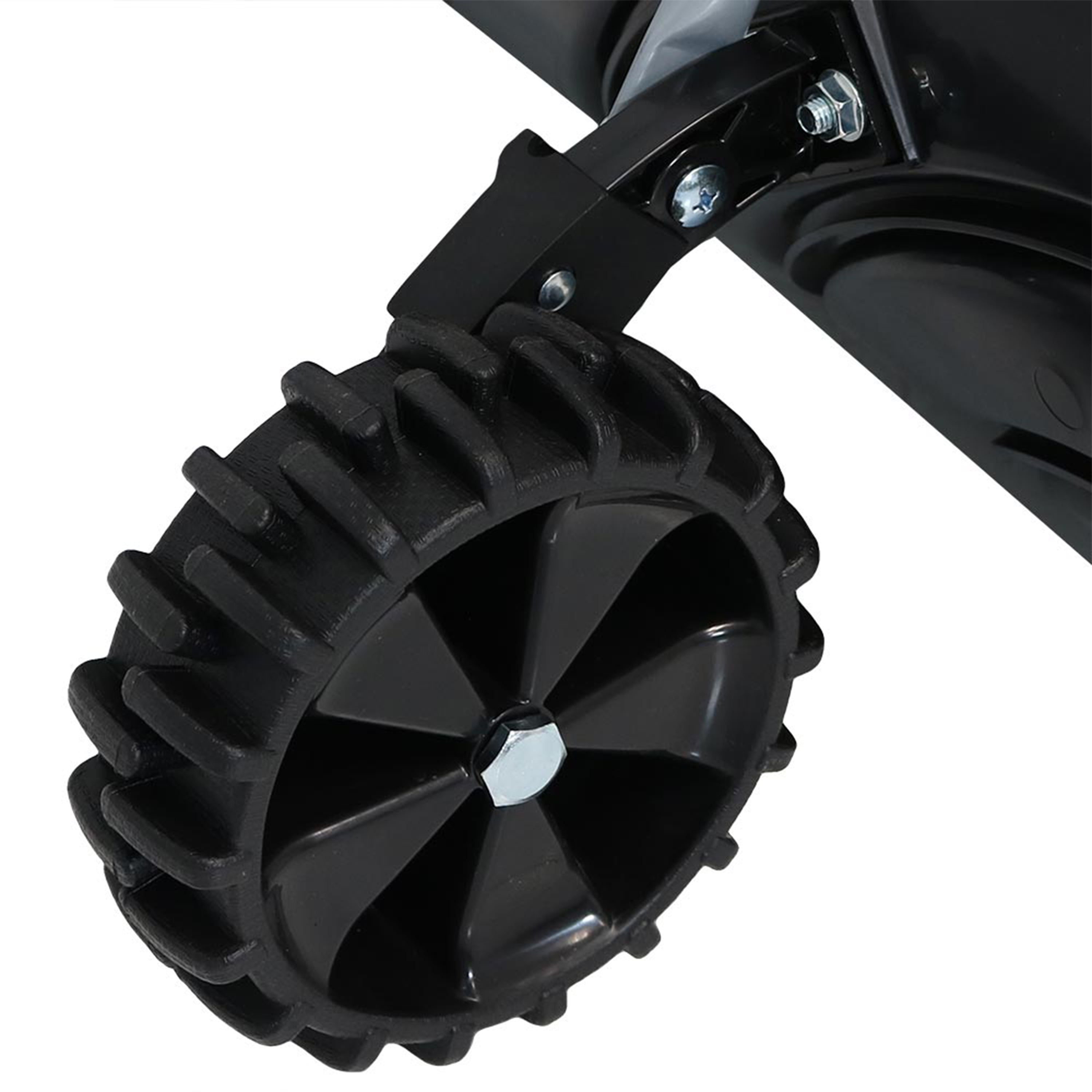 Heavy Duty Snow Shovel with Wheels - Adjustable Handle for Easy Snow Removal - Ideal for Driveways, Sidewalks & Winter Storms