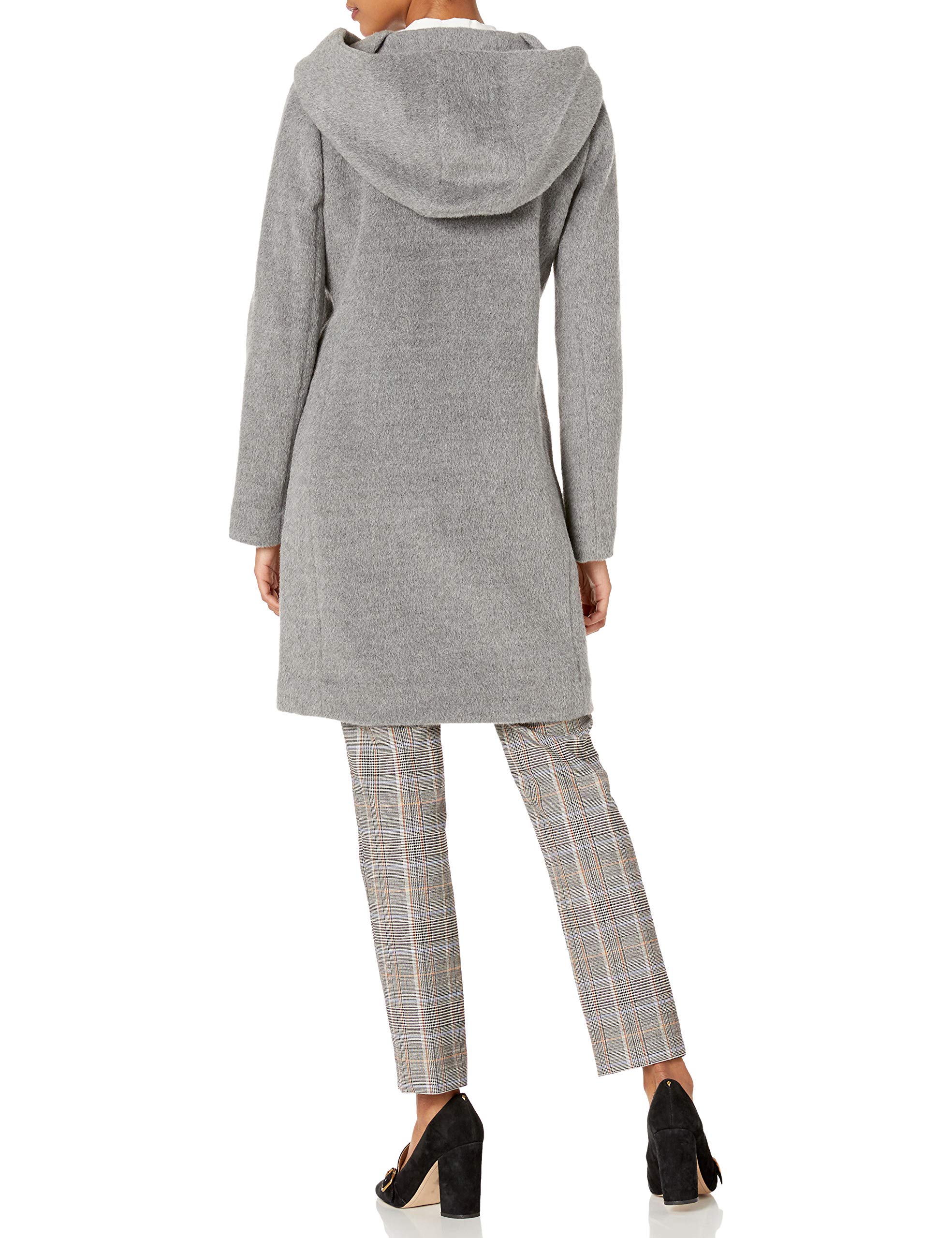 Cole Haan Women's Alpaca Blend Dropped Shoulder Coat - Winter Warm Wool Blend Jacket for Casual & Office Wear | Perfect for Cold Weather & Stylish Outfits