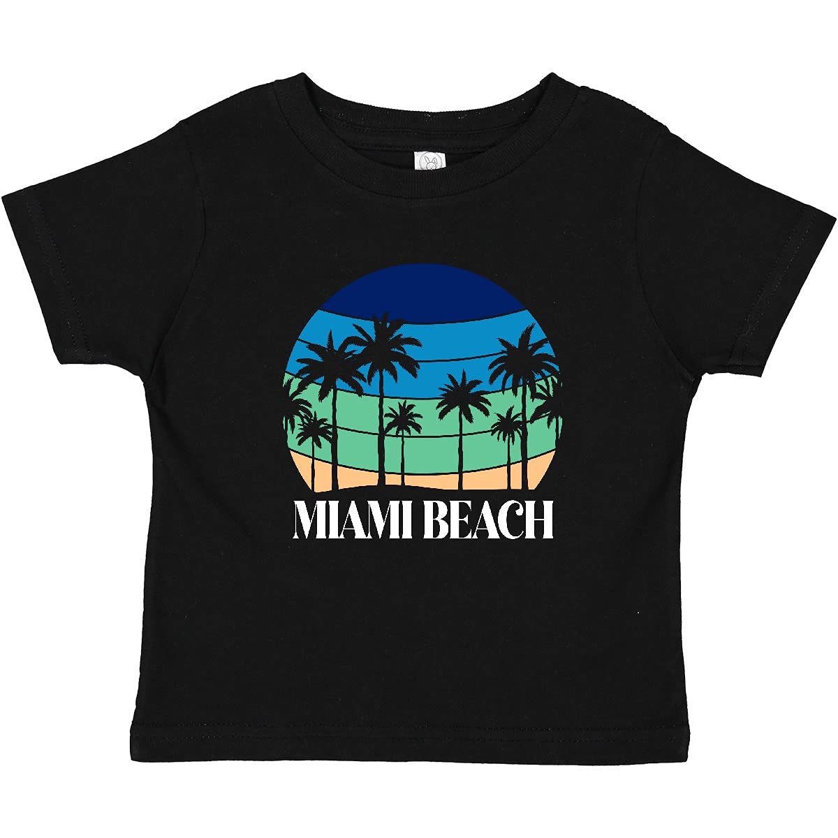 Inktastic Miami Beach Florida Vacation Baby T-Shirt - Cute Florida Souvenir Gift for Infants & Toddlers - Perfect for Beach Trips, Family Vacations & Photo Shoots