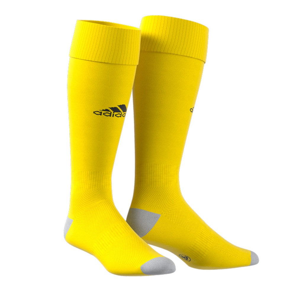 Adidas Milano 16 Athletic Socks - Yellow/Black - Cushioned Ankle Socks for Running, Gym & Sports Performance