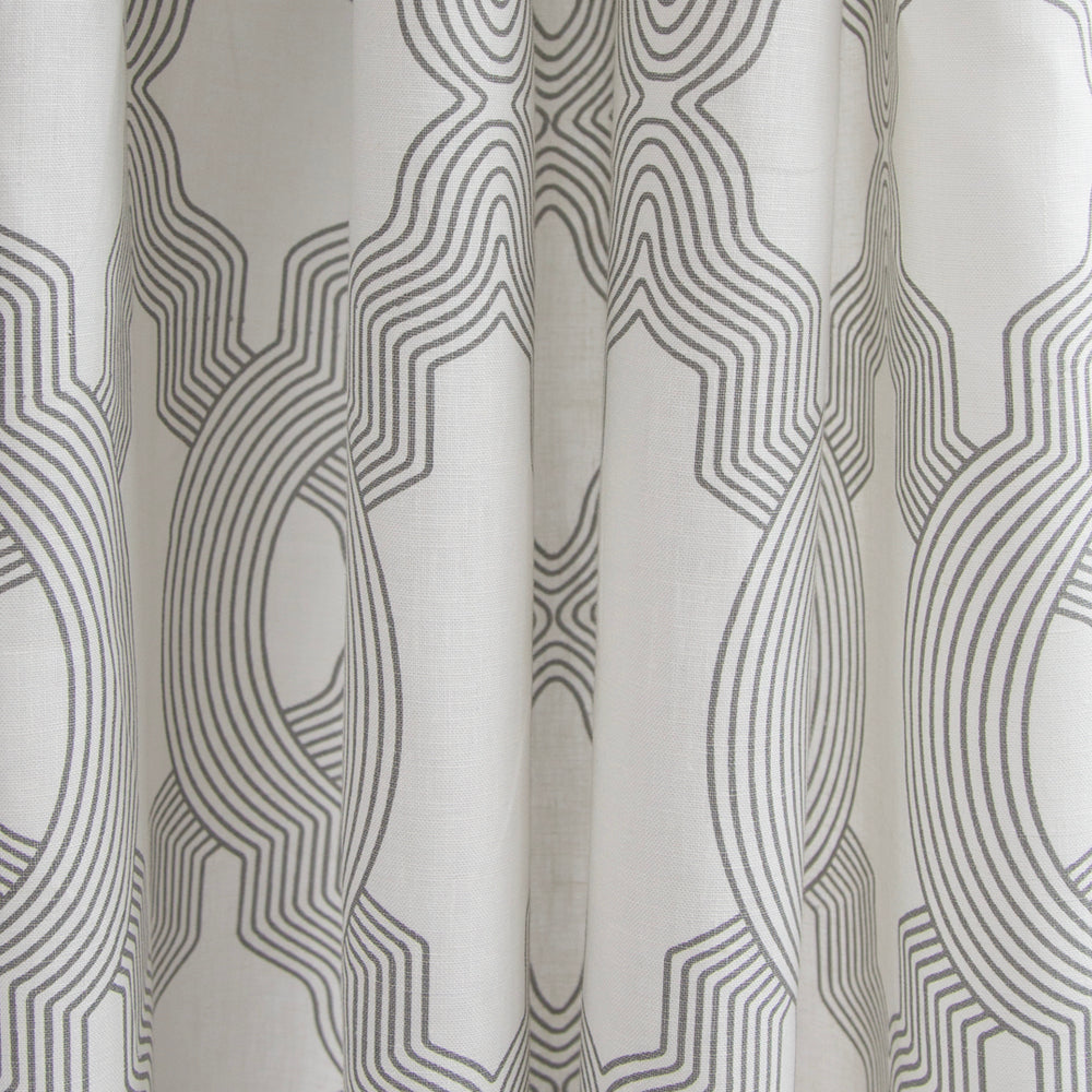 Premium Florence Linen Fabric - Stone Grey 36