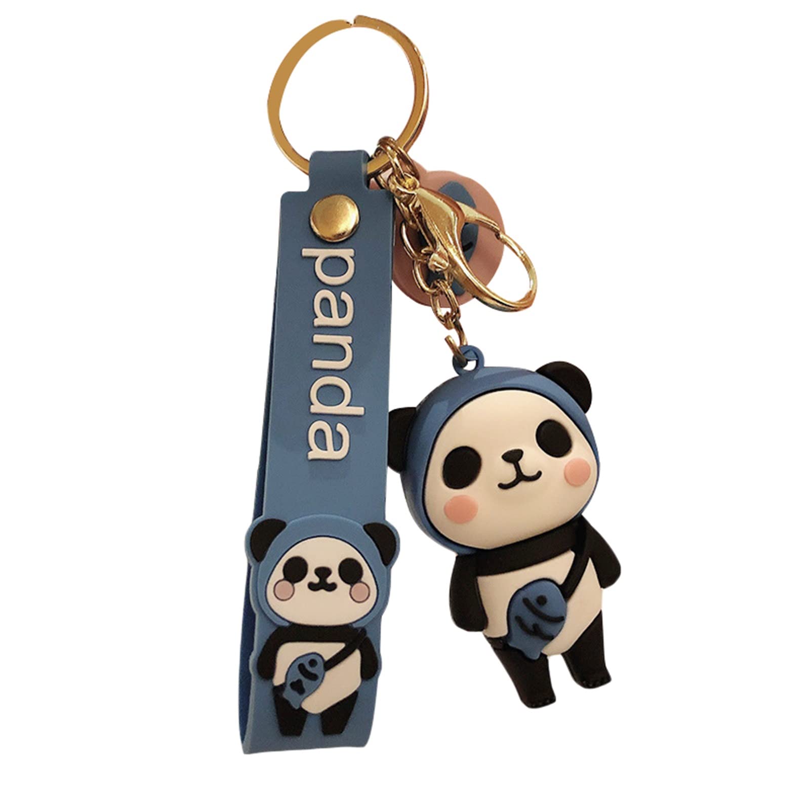 2022 Winter Ski Panda Keychains - Cute China Mascot Ski Accessories, Backpack Decor & Keychain Jewelry Gifts for Ski Enthusiasts | Perfect for Ski Trips, Winter Sports & Everyday Carry