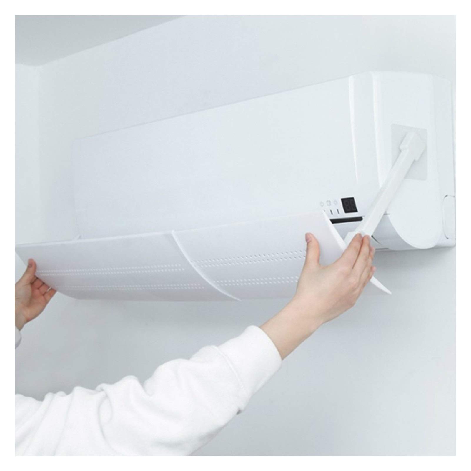 Adjustable Air Conditioner Cover Windshield - Universal AC Baffle Shield for Wind Protection & Energy Efficiency - Perfect for Home, Office, and RV Use