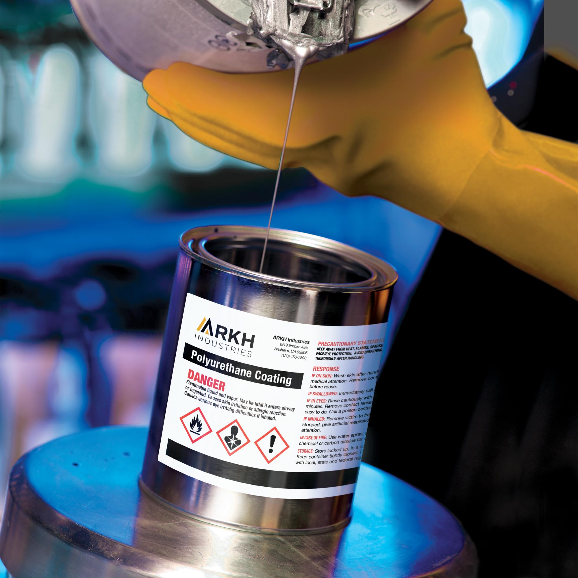 Avery UltraDuty GHS Chemical Labels for Laser Printers - Waterproof & UV Resistant - 4.75