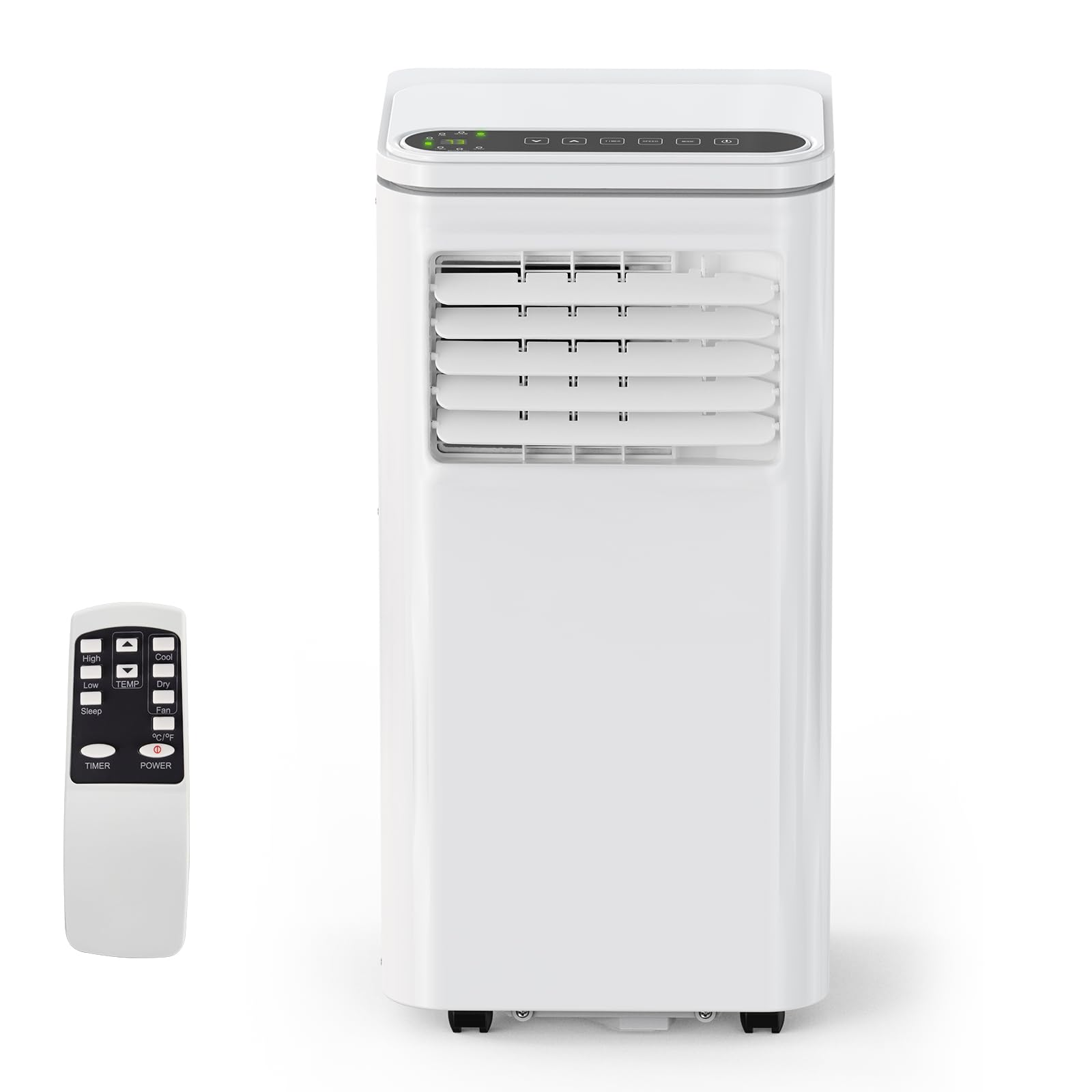 Portable Air Conditioner - 8000 BTU Cooling Power, Energy Efficient, Quiet AC Unit for Home & Office - Perfect for Bedrooms, Living Rooms & Small Spaces
