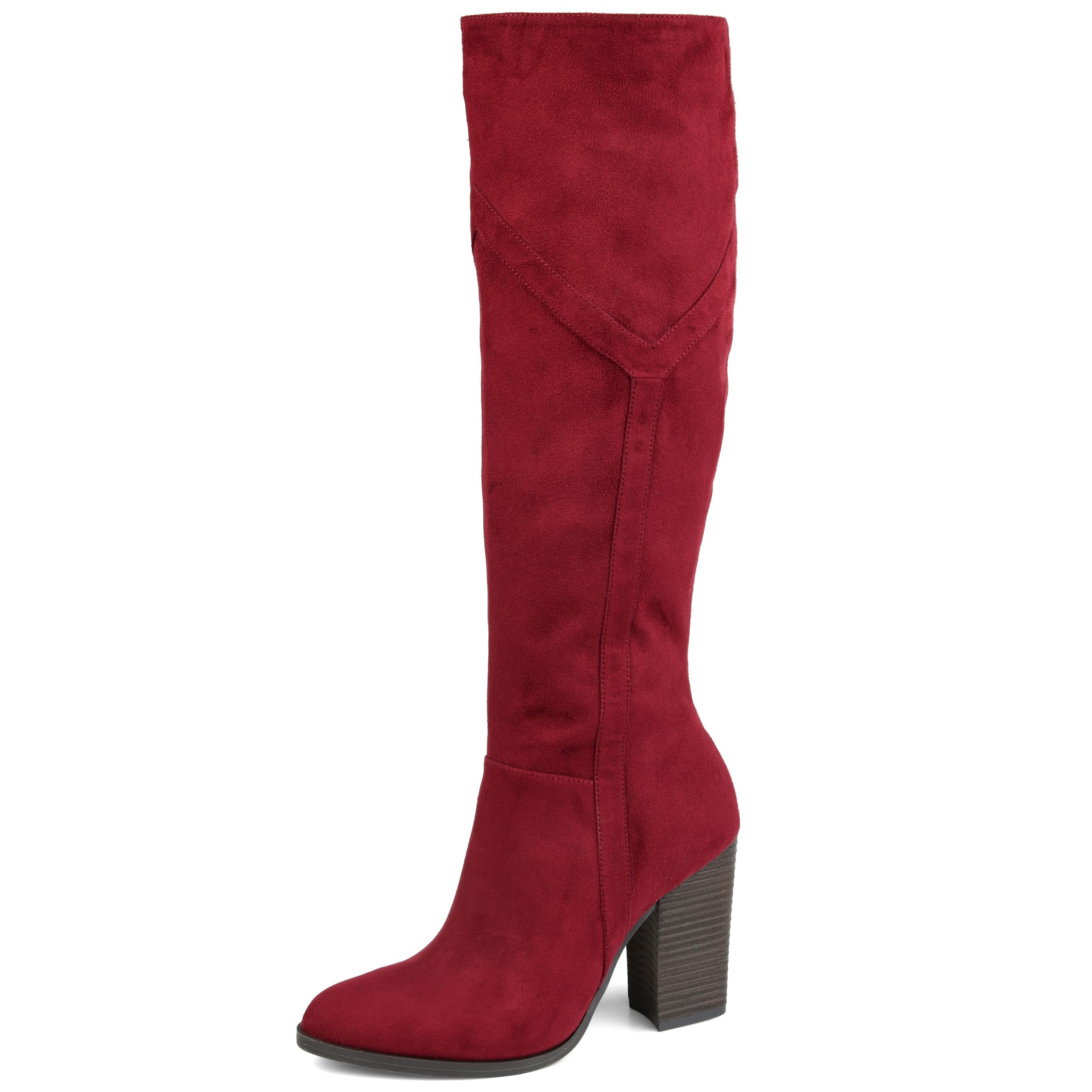 JC JOURNEE COLLECTION Women's Knee High Boots - Comfortable Winter Riding Boots with Side Zipper, Waterproof & Warm for Snow, Rain, Work & Casual Outfits