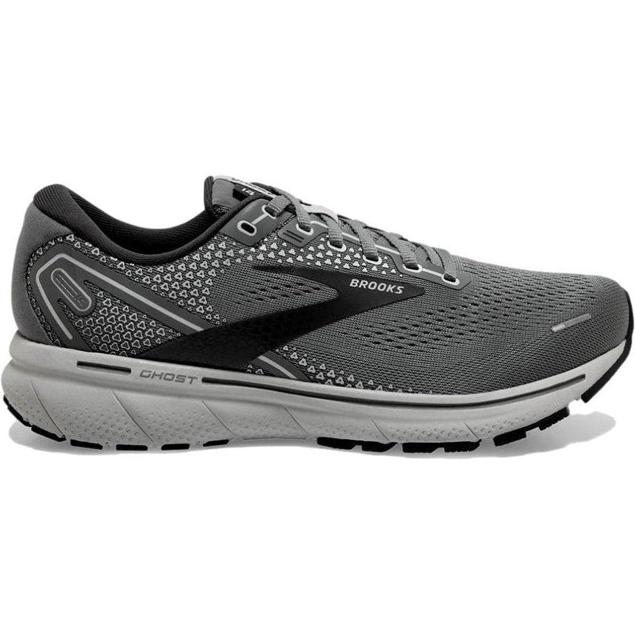 Brooks Ghost 14 Running Shoes for Men - Lightweight Grey/Alloy/Oyster - Size 9 B Narrow - Perfect for Road Running, Jogging & Gym Workouts