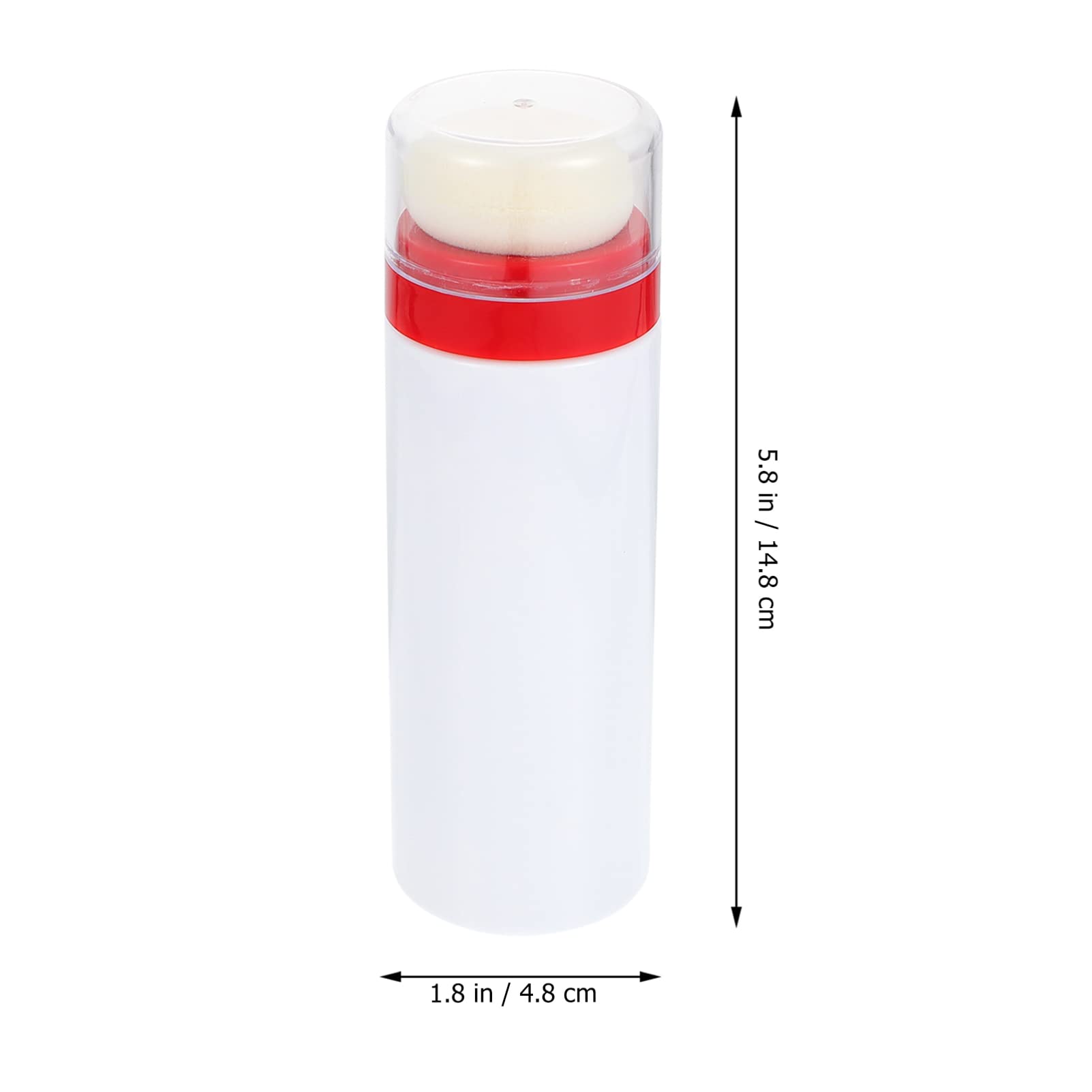 KALLORY Empty Makeup Powder Container with Fluffy Puff - Travel Size Loose Powder Jar for Cosmetic & Foundation Powder (1pc) | Perfect for On-the-Go Touch-Ups & Compact Storage
