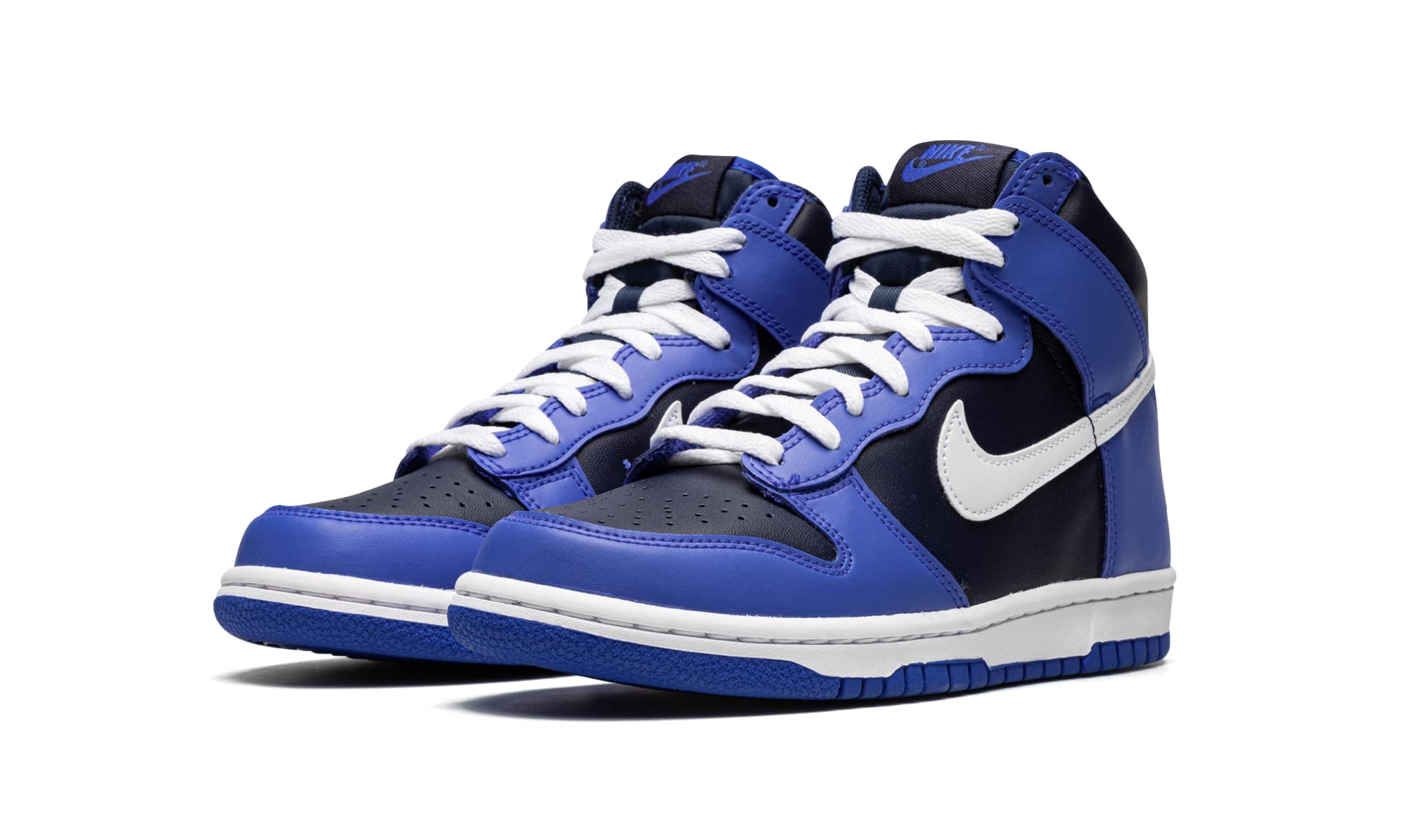 Nike Dunk High Top Sneakers for Kids - White/Midnight Navy (DH9751 100) | Basketball Shoes, Casual Wear & School Fashion for Boys & Girls