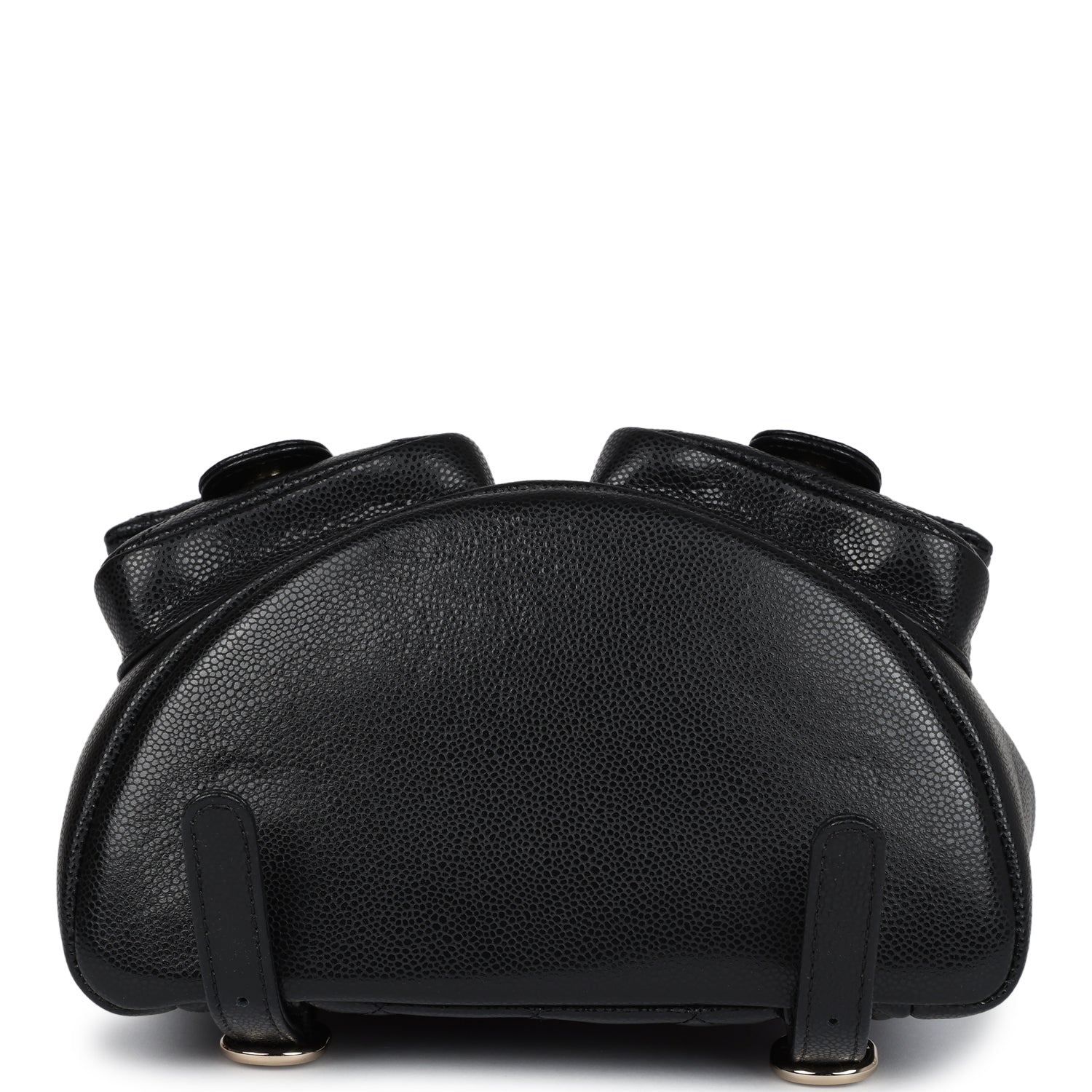 Chanel Medium Cargo Duma Backpack in Black Shiny Grained Calfskin with Light Gold Hardware - Luxury Designer Backpack for Women, Perfect for Travel, Work & Everyday Use