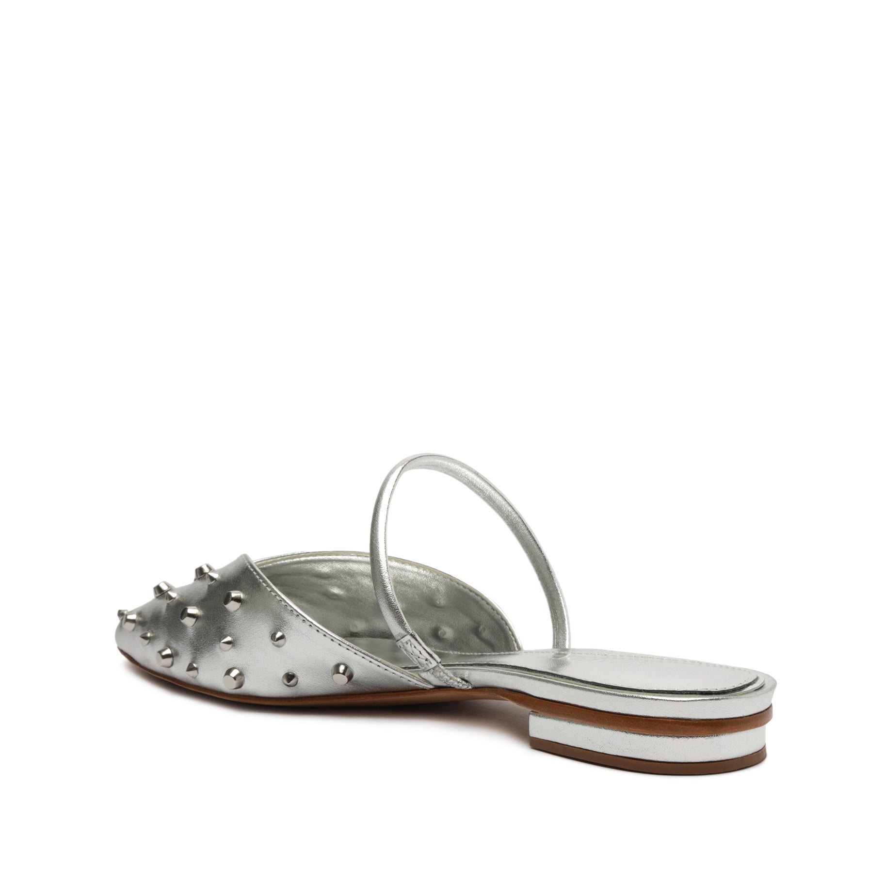Gayle Metallic Leather Flat Shoes for Women - Stylish & Comfortable Ballet Flats for Casual Wear, Office & Everyday Use