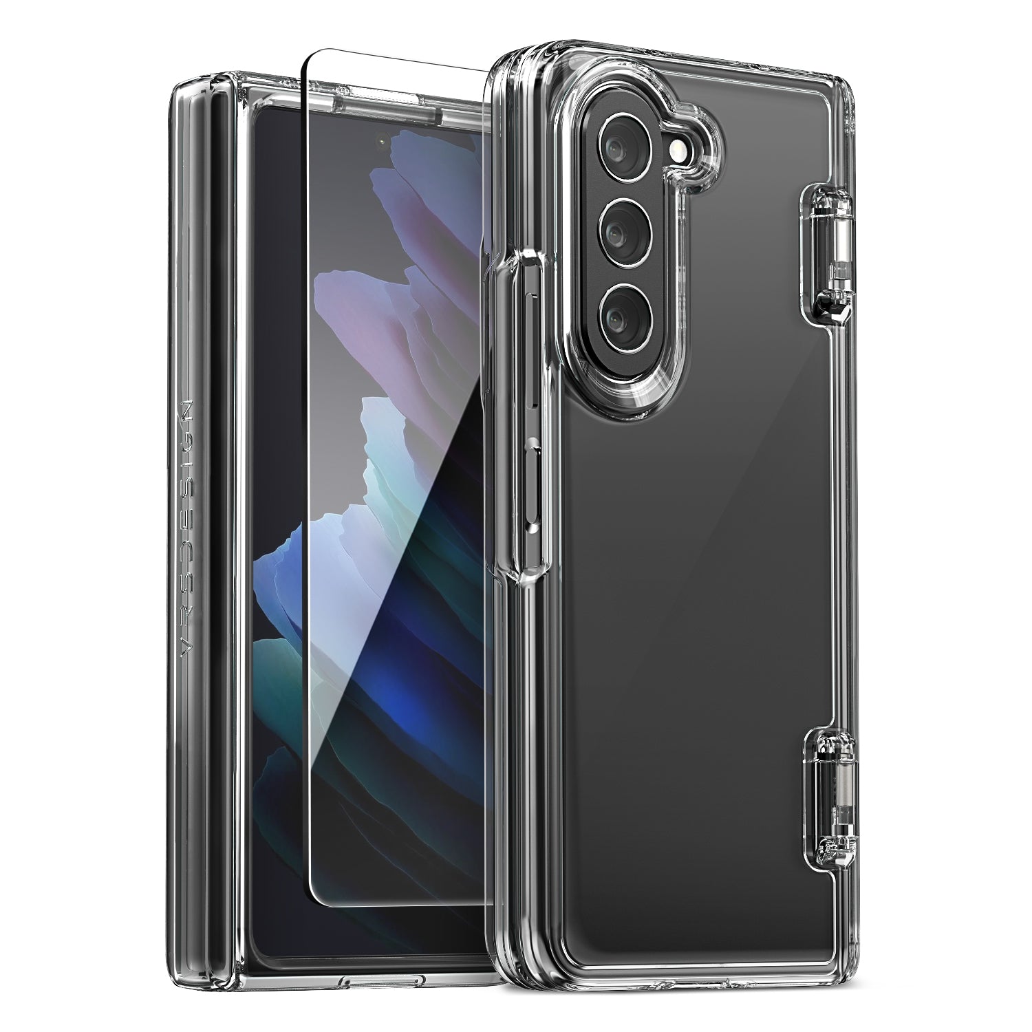 Samsung Galaxy Z Fold 5 5G Phone Case - Slim Fit Protective Cover with Hinge Protection | Perfect for Work, Travel & Everyday Use