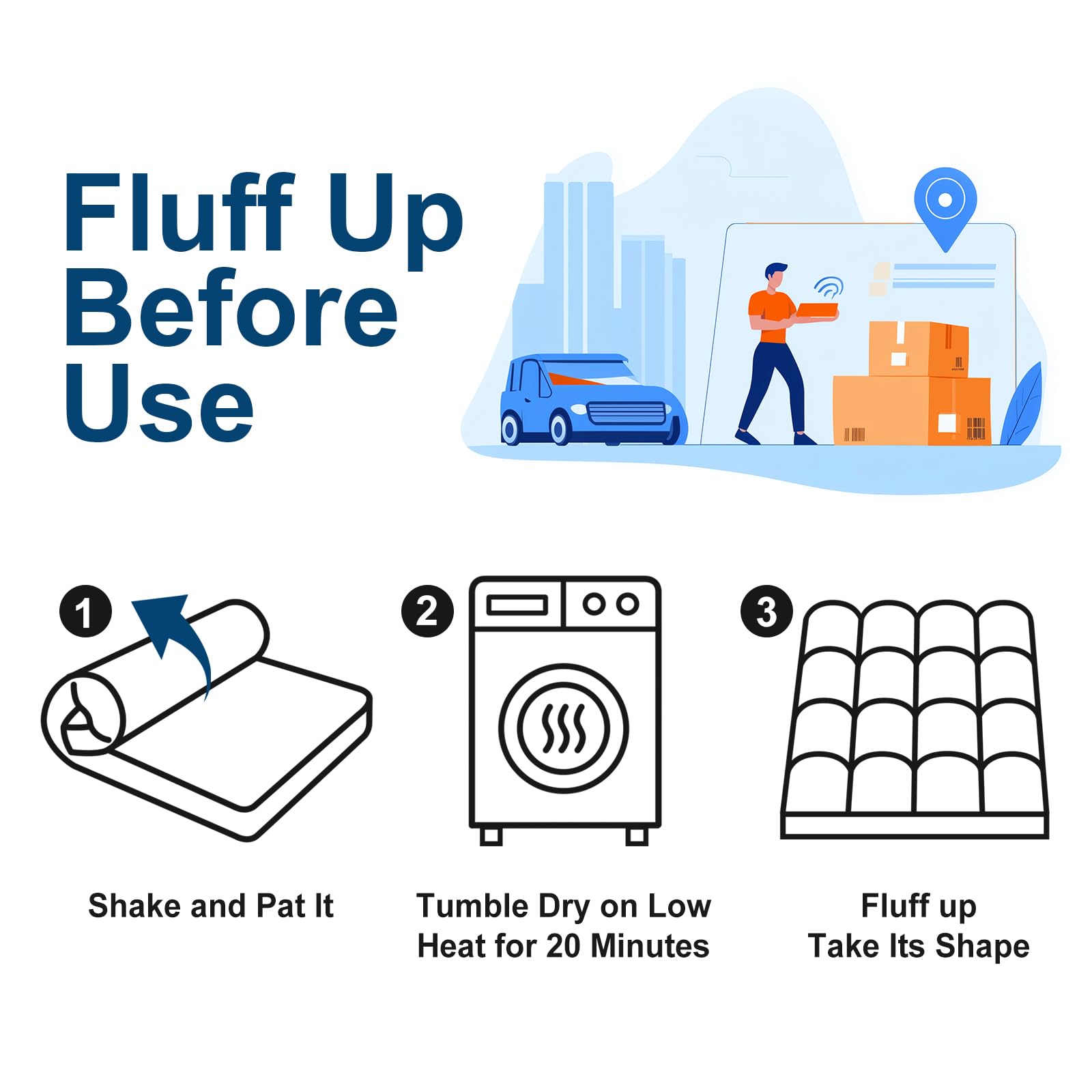 COONP Twin XL Mattress Topper - 3 Inch Extra Thick Cooling Pillowtop Mattress Pad Cover with 8-21 Inch Deep Pocket - Breathable Plush Bed Topper Protector for Back Pain Relief (Grey) | Perfect for Dorms, Guest Beds & Hot Sleepers