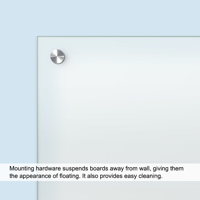 Magnetic Dry Erase Glass Board - Whiteboard for Office, Classroom & Home - Reusable Writing Surface with Strong Magnets for Notes & Presentations