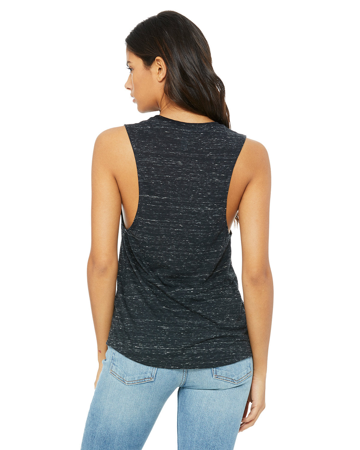 Bella + Canvas B8803 Women's Flowy Scoop Muscle Tank Top - Soft & Comfortable for Yoga, Gym & Summer Outfits
