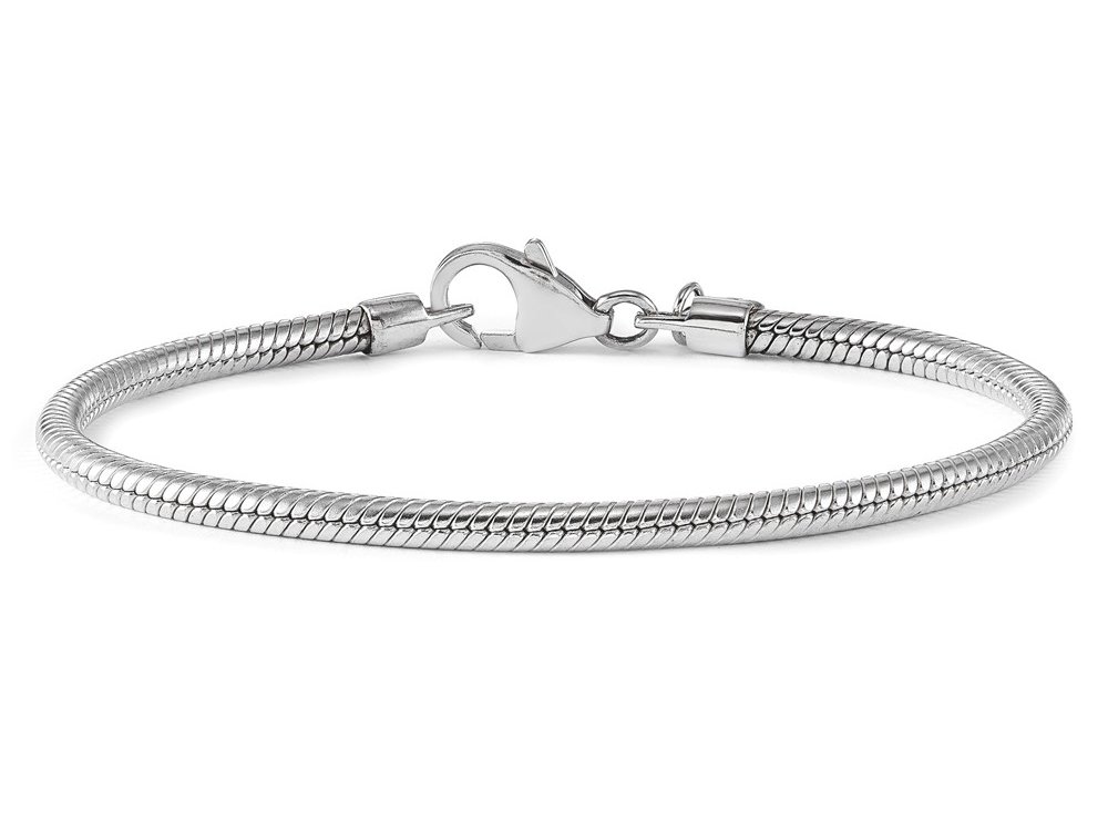 Sterling Silver Lobster Clasp Bead Bracelet for Women - Elegant Adjustable Jewelry Gift for Birthday, Anniversary & Special Occasions