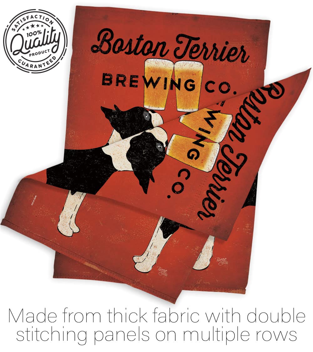 Boston Terrier Garden Flag 13x18.5