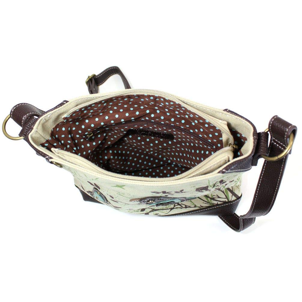 CHALA Women's Canvas Crossbody Bag - Adjustable Strap Mid-Size Shoulder Purse for Everyday Use, Travel & Shopping