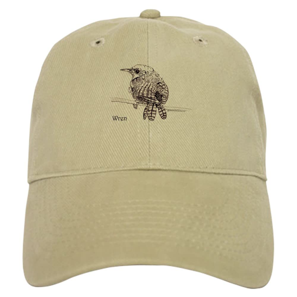Little Brown Wren Baseball Cap - Cute Bird Hat for Outdoor Adventures