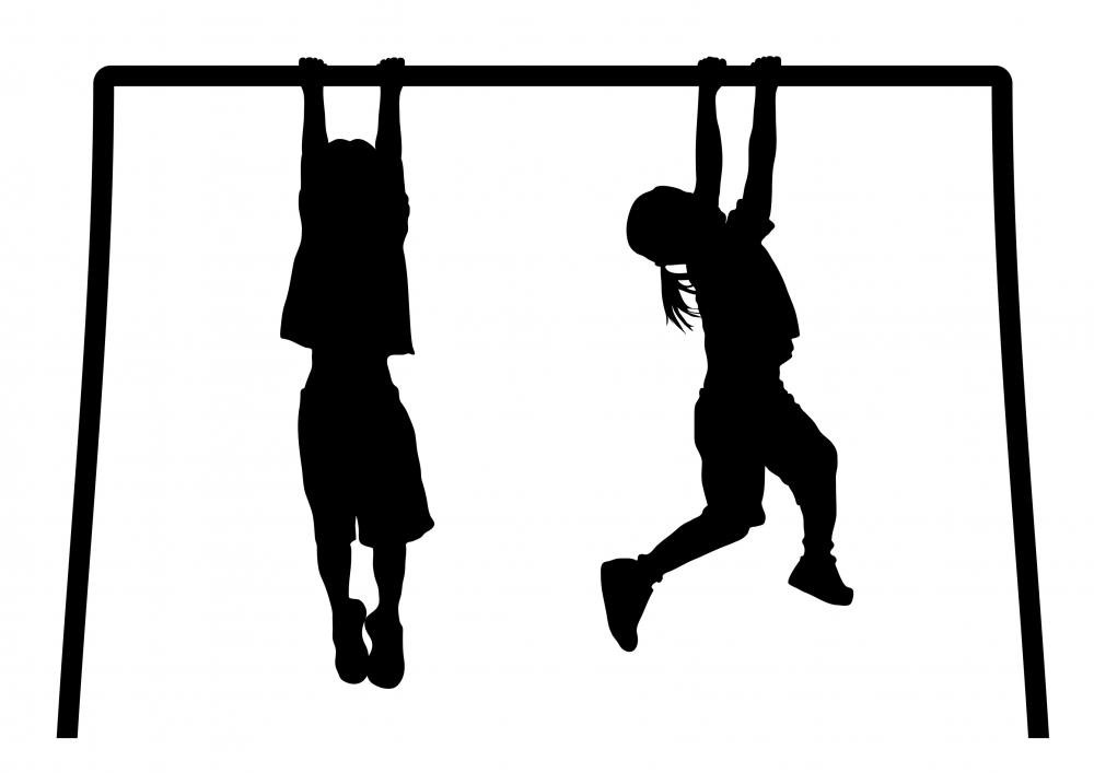 Wallmonkeys Monkey Bars Peel and Stick Wall Decal - Removable Vinyl Sticker for Kids Room Decor (18