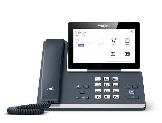 Yealink MP58 IP Phone with Corded & Cordless Options - HD Voice Desktop Business Phone for Office & Home Use - VoIP Conference Calling Solution