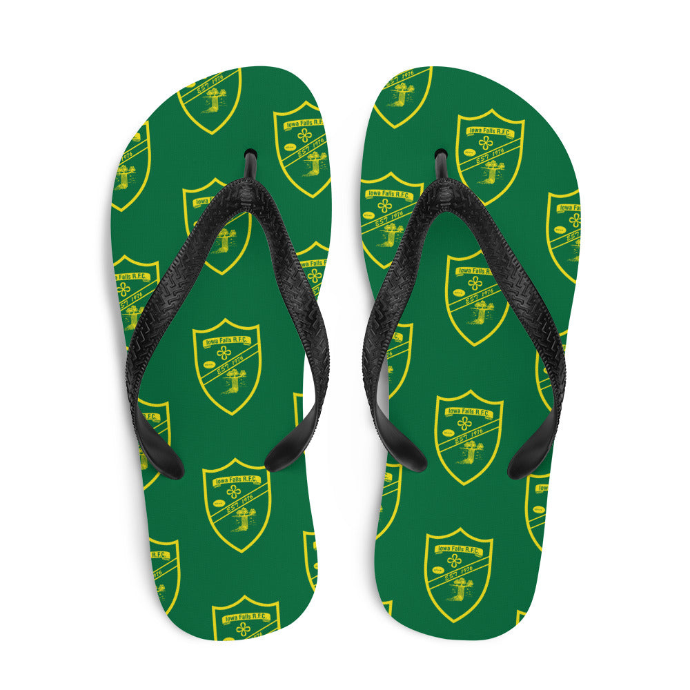 Iowa Falls RFC Flip Flops - Comfortable & Durable Sandals for Men & Women - Perfect for Beach, Pool, and Summer Outdoor Activities