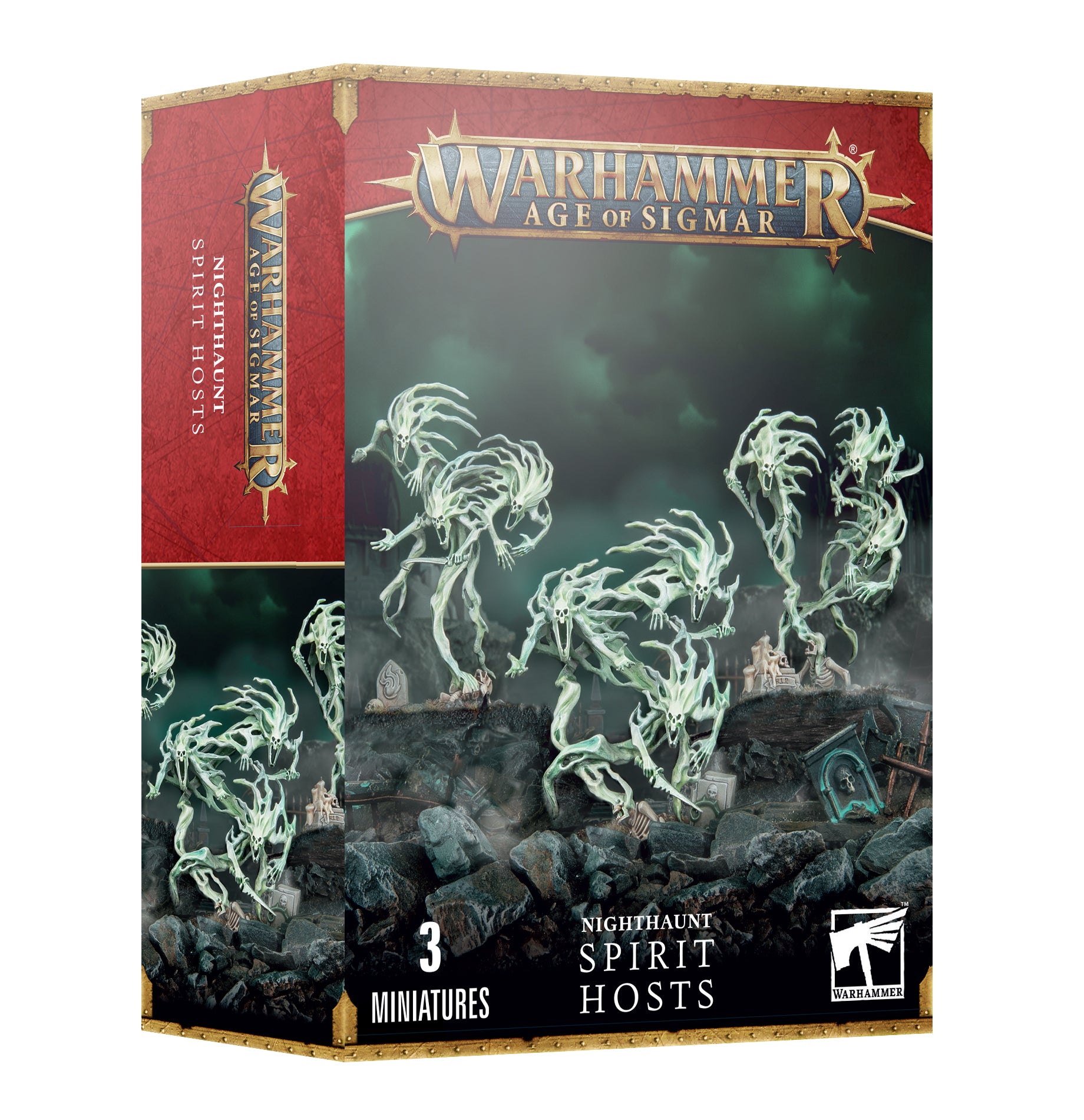 AOS: Nighthaunt Spirit Hosts - Miniature Figures for Warhammer Age of Sigmar Tabletop Gaming - Perfect for Battle Scenes and Collectors