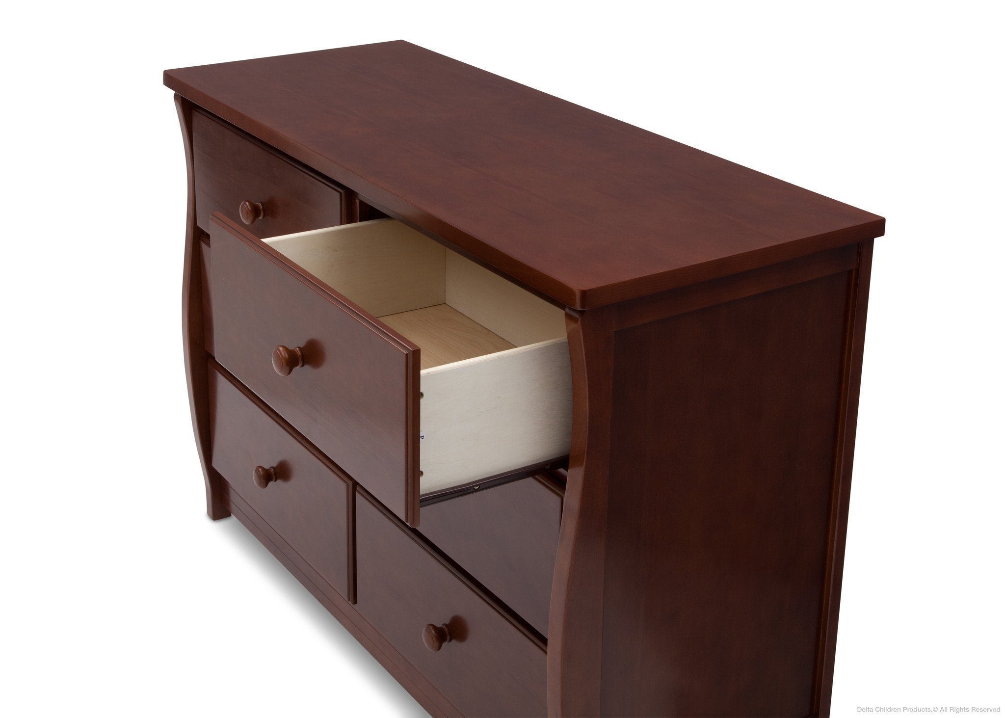 Clermont 6 Drawer Dresser - Modern Wooden Chest of Drawers for Bedroom Storage | Perfect for Organizing Clothes, Linens & Accessories in Home, Dorm or Apartment