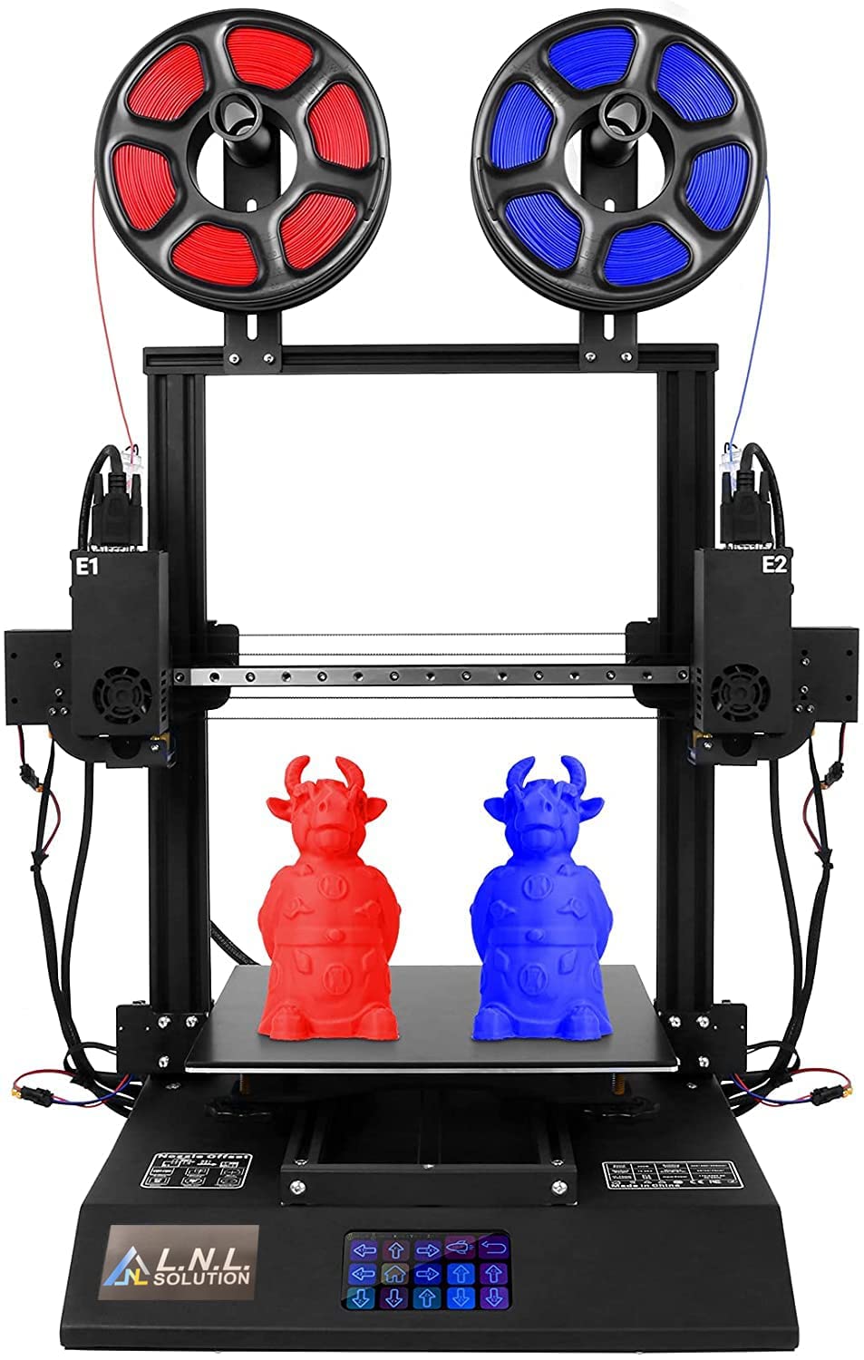 Upgraded BMG Extruder for Tenlog TL-D3 PRO 3D Printer with Built-in VGA Cable - High Precision Dual Gear Direct Drive for PLA, ABS, PETG Filament - Perfect for DIY Projects, Prototyping & Educational Use