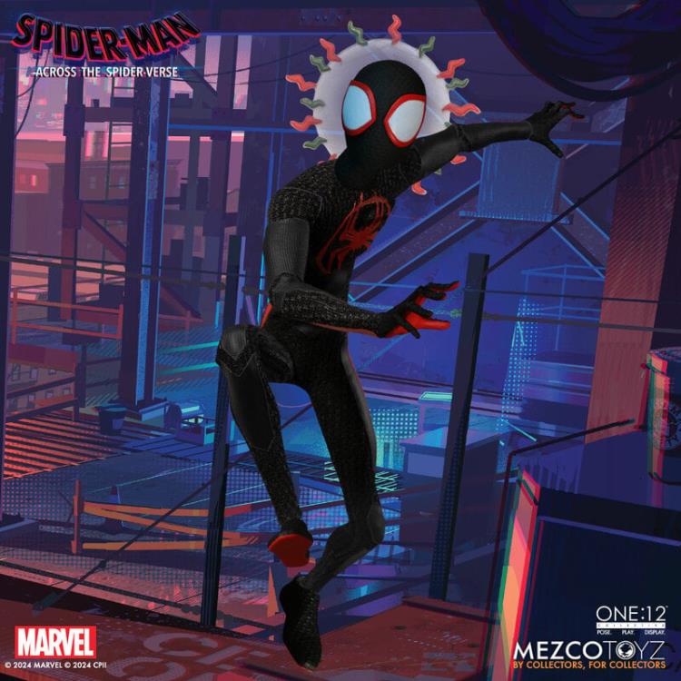 Miles Morales Spider-Man: Across the Spider-Verse One:12 Collective Action Figure - Premium Collectible for Marvel Fans & Movie Lovers - Perfect for Display, Gifts, and Comic Book Collections