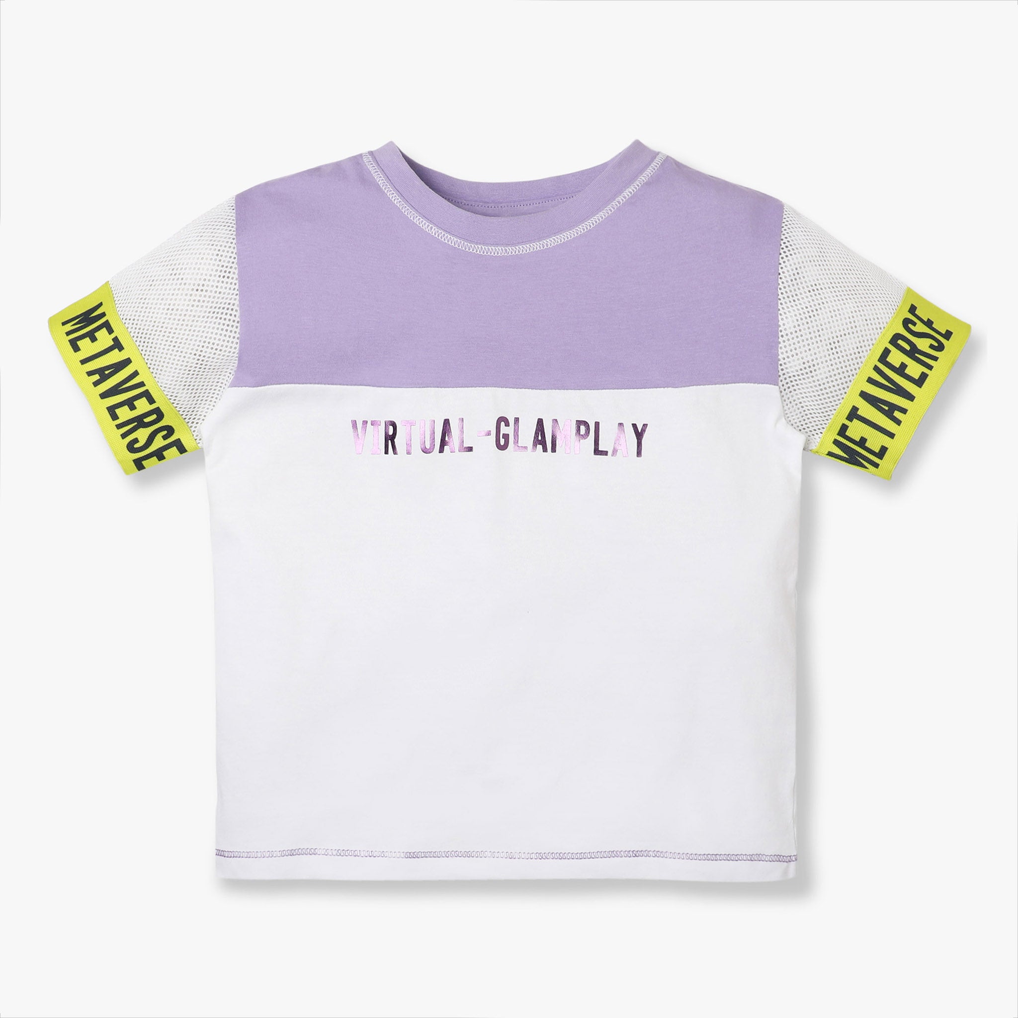 Girls Regular Fit Solid Color T-Shirt - Soft Cotton Tee for Everyday Wear, School, and Play | Comfortable & Stylish Kids Apparel
