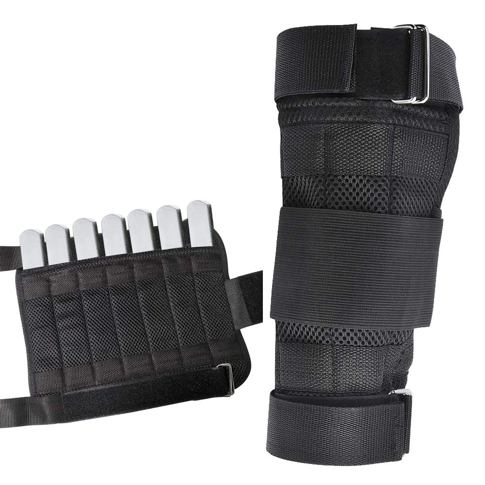Adjustable Ankle & Wrist Weights Set with Removable Steel Plates for Men & Women - Fitness Training, Running, Jogging, Walking, Archery & Strength Exercises - Ideal for Home Gym, Outdoor Workouts & Sports Training