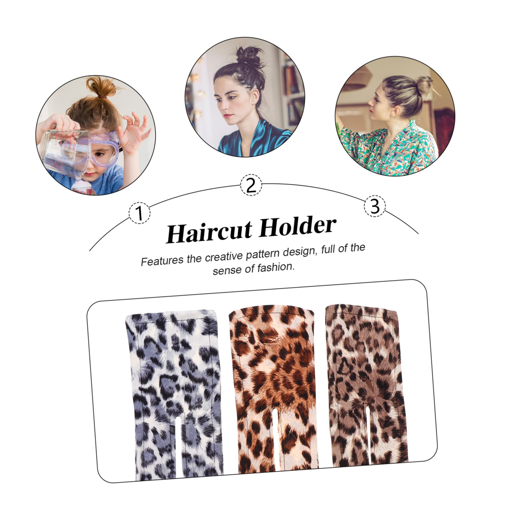 Beatifufu 3-Piece Bow Headband Set - Hair Bun Holders & Shapers for Women | Soft Polyester Fabric Hair Ties & Bun Makers | Perfect for Curly Hair Styling, Updos & Everyday Wear (Brown)