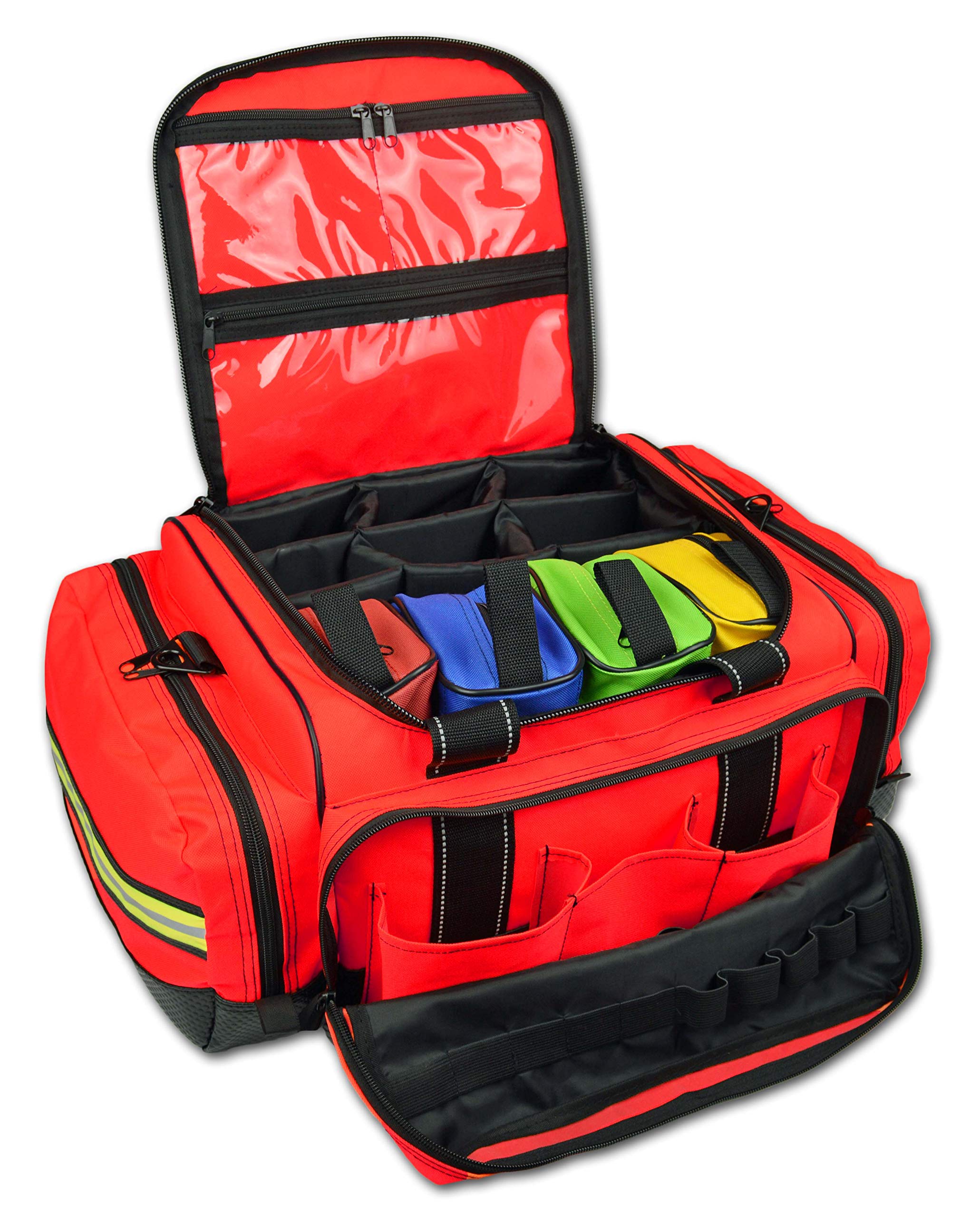 Lightning X Premium Modular EMS/EMT Trauma First Aid Kit - Emergency Medical Responder Bag for EMTs, Paramedics & First Responders - Ideal for Ambulances, Hospitals & Disaster Relief Scenarios