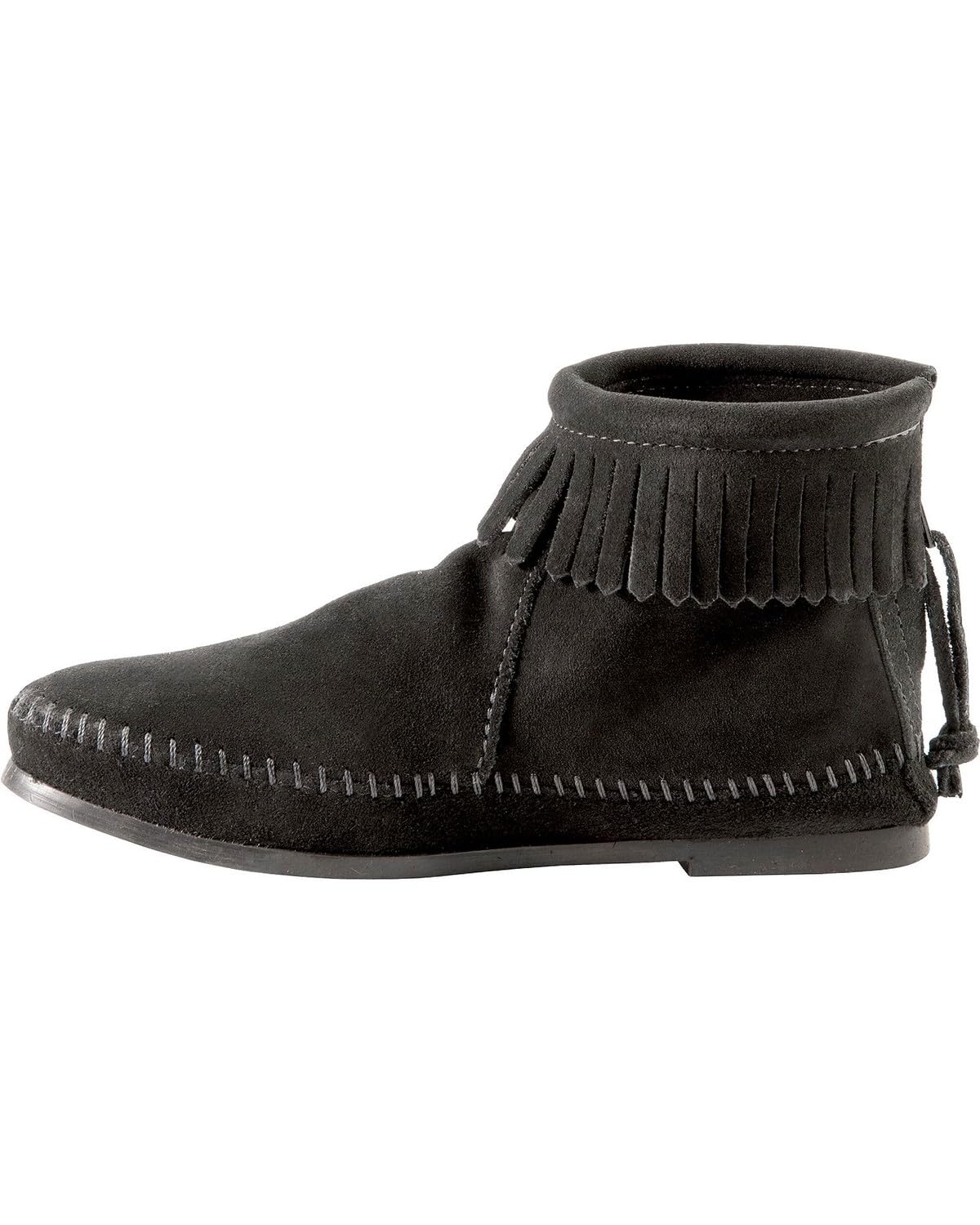 Minnetonka Women's Back-Zipper Bootie - Comfortable Suede Ankle Boots for Casual Wear & Fall Fashion