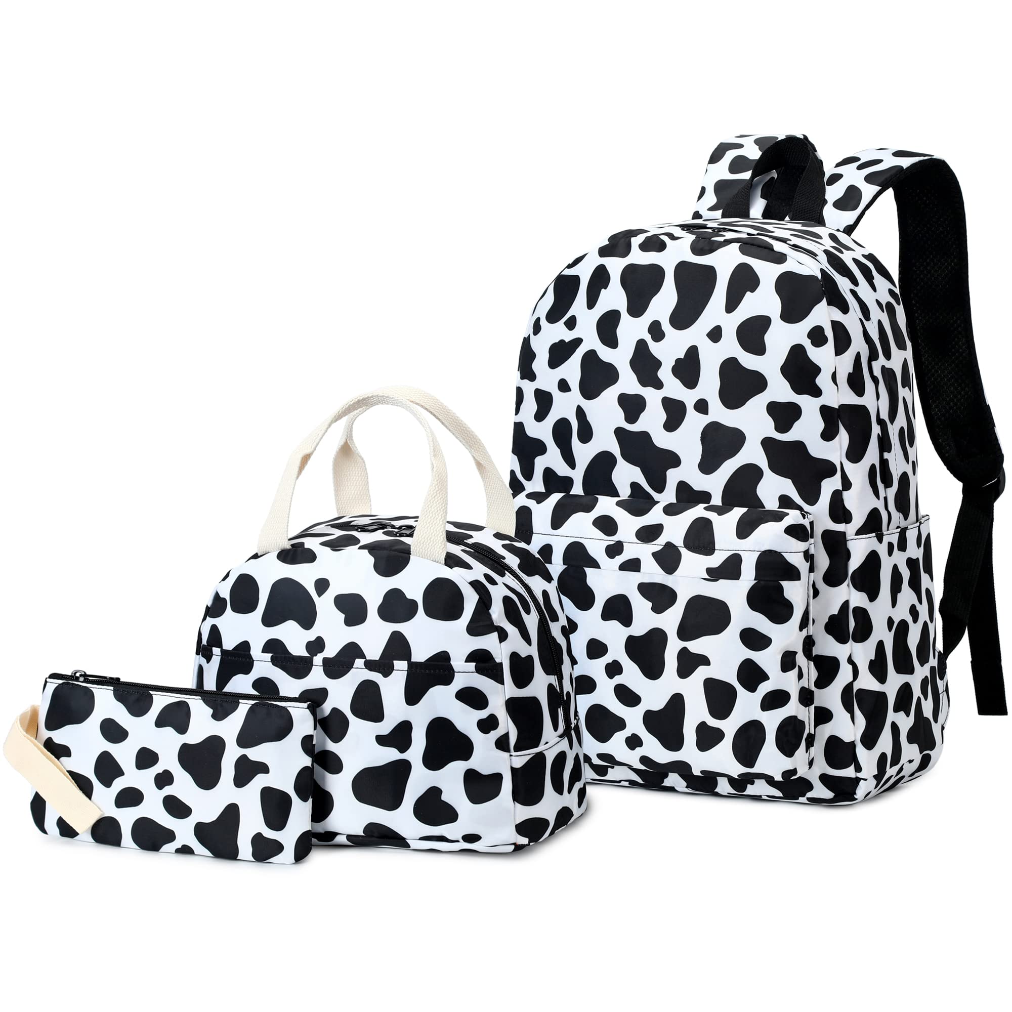 Girls School Backpack Set for Teens & Kids - Waterproof Bookbag with Lunch Box & Pencil Case - Perfect for School, Travel & Daily Use