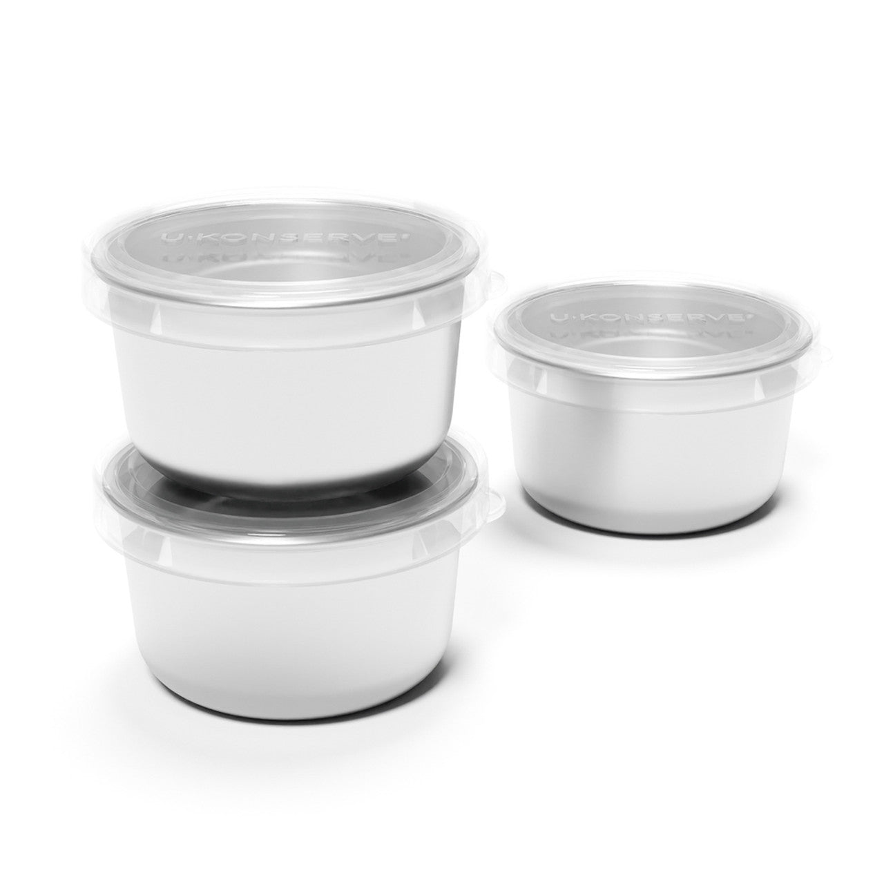 Fenigo 3-Pack Stainless Steel Dip Containers with Silicone Lids - Perfect for Party Snacks, Picnics & Food Storage | BPA-Free, Leak-Proof & Durable