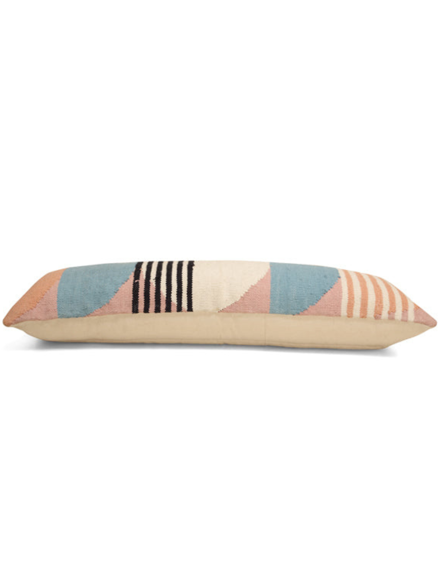 Handmade Geometric Lumbar Pillow - Boho Home Decor for Sofa, Bed & Office - Supportive & Stylish Back Cushion for Living Room, Nursery & Dorm