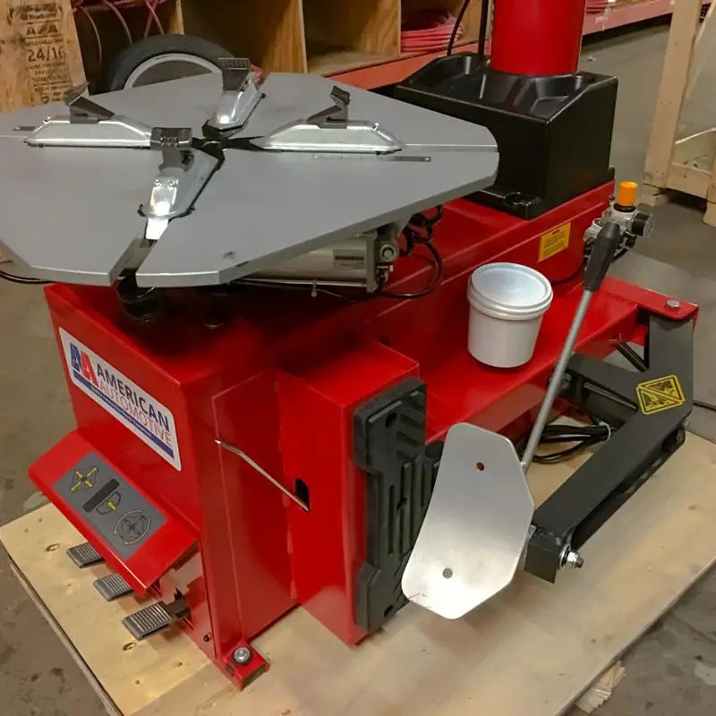 AA TC 95 Rim Clamp Tire Changer Machine for 13-28 Inch Wheels - Professional Auto Repair Shop & Home Garage Tire Changing Tool
