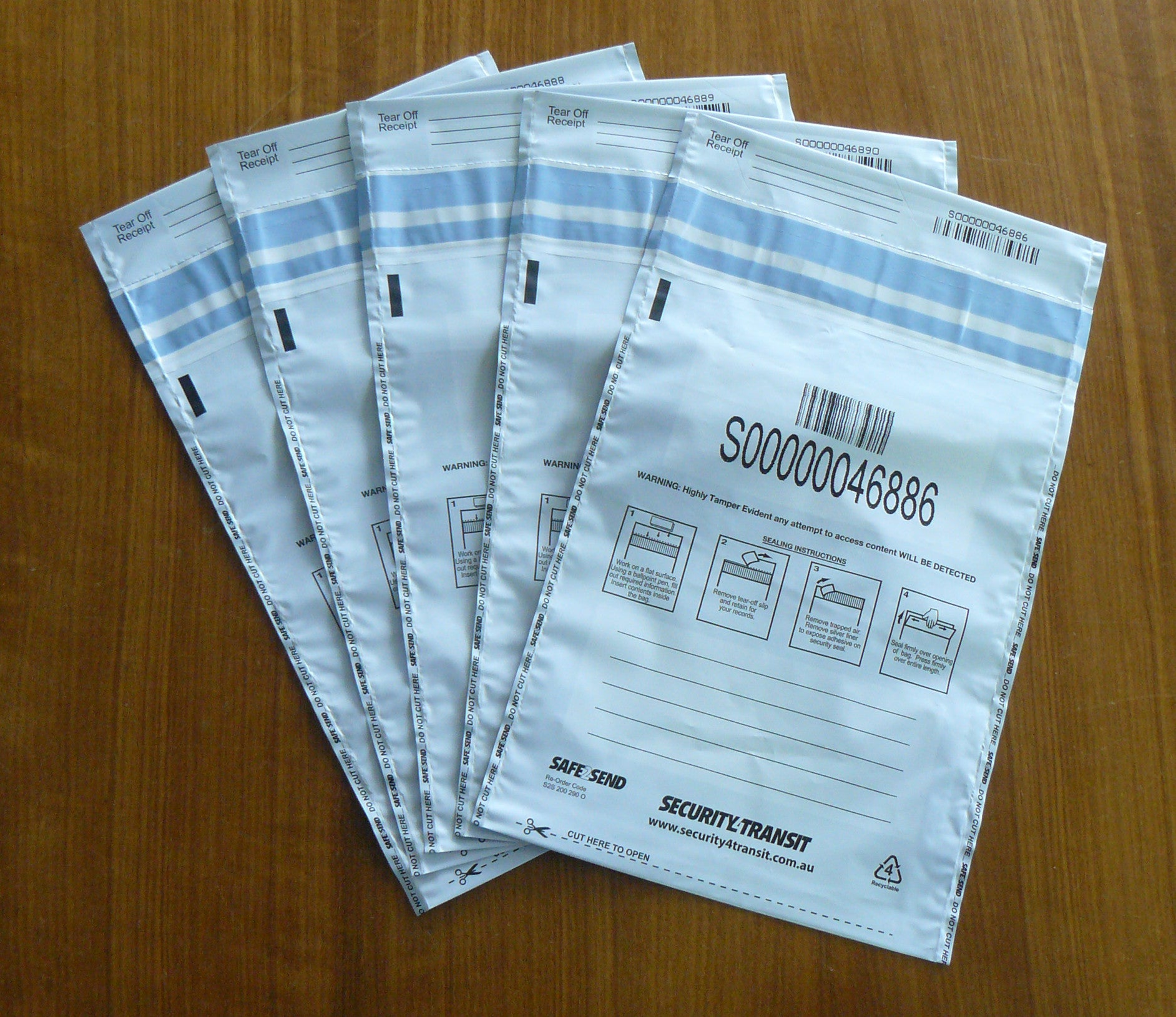 Tamper Evident Security Bags - Opaque Evidence Bags in Multiple Sizes (5x7, 9x12, 12x15 inches) - Ideal for Cash Handling, Law Enforcement & Sensitive Document Storage