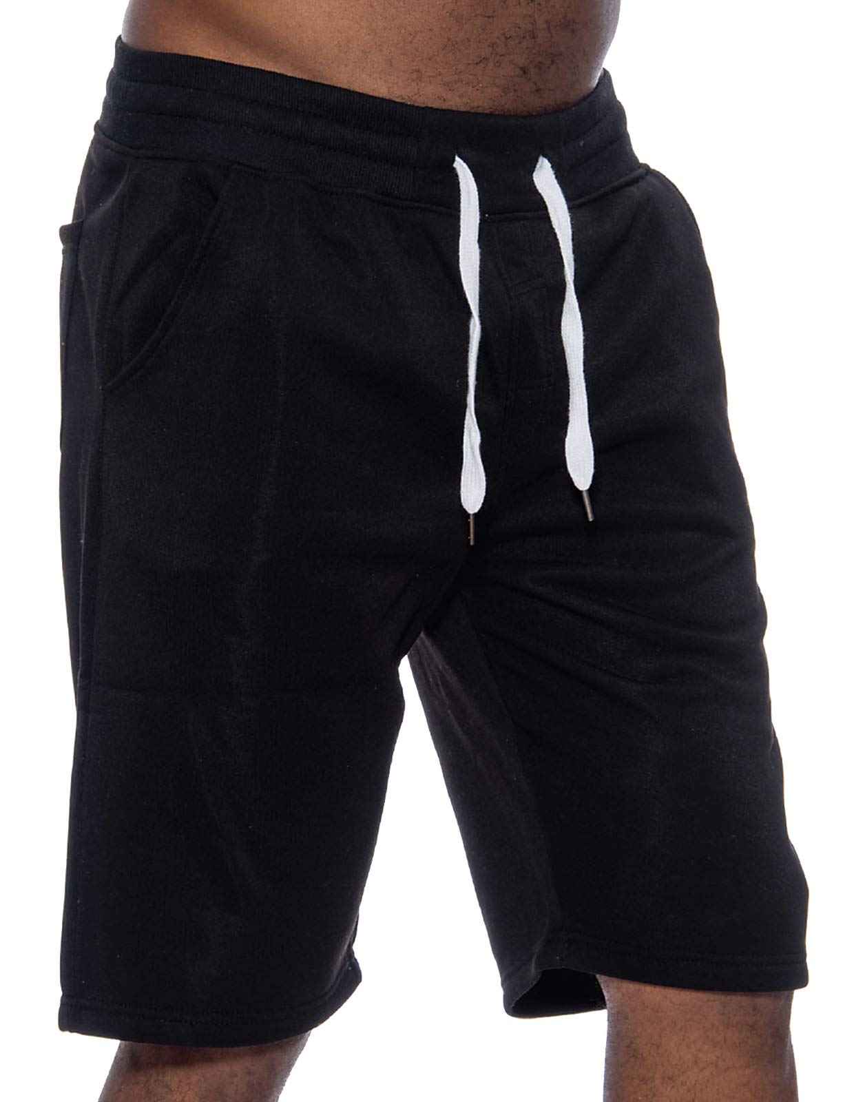 9 Crowns Men's TR William Fleece Casual Shorts - Comfortable & Stylish Fleece-Lined Shorts for Men, Perfect for Lounge, Gym & Outdoor Activities