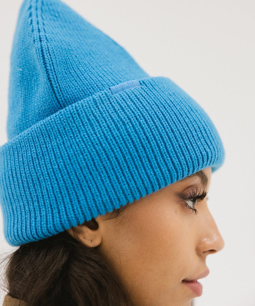 Lou Oversized Knit Beanie - Soft Chunky Winter Hat for Women & Men - Perfect for Cold Weather, Skiing, and Outdoor Activities