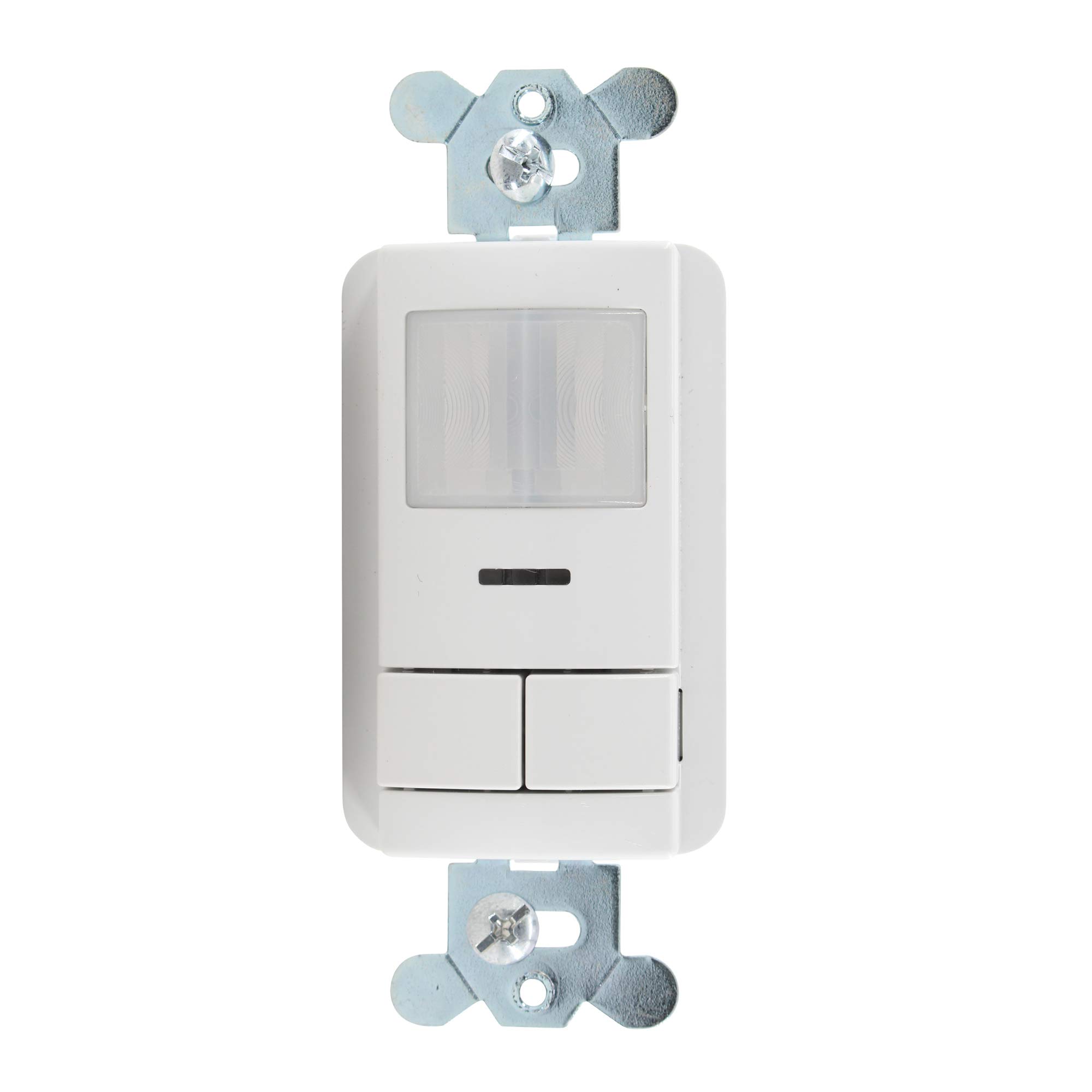 WSX PDT 2P WH Dual Detection Occupancy Sensor Wall Switch - 2 Pole, White | Smart Lighting Control for Homes & Offices | Energy Saving Motion Sensor for Hallways, Bathrooms & Closets