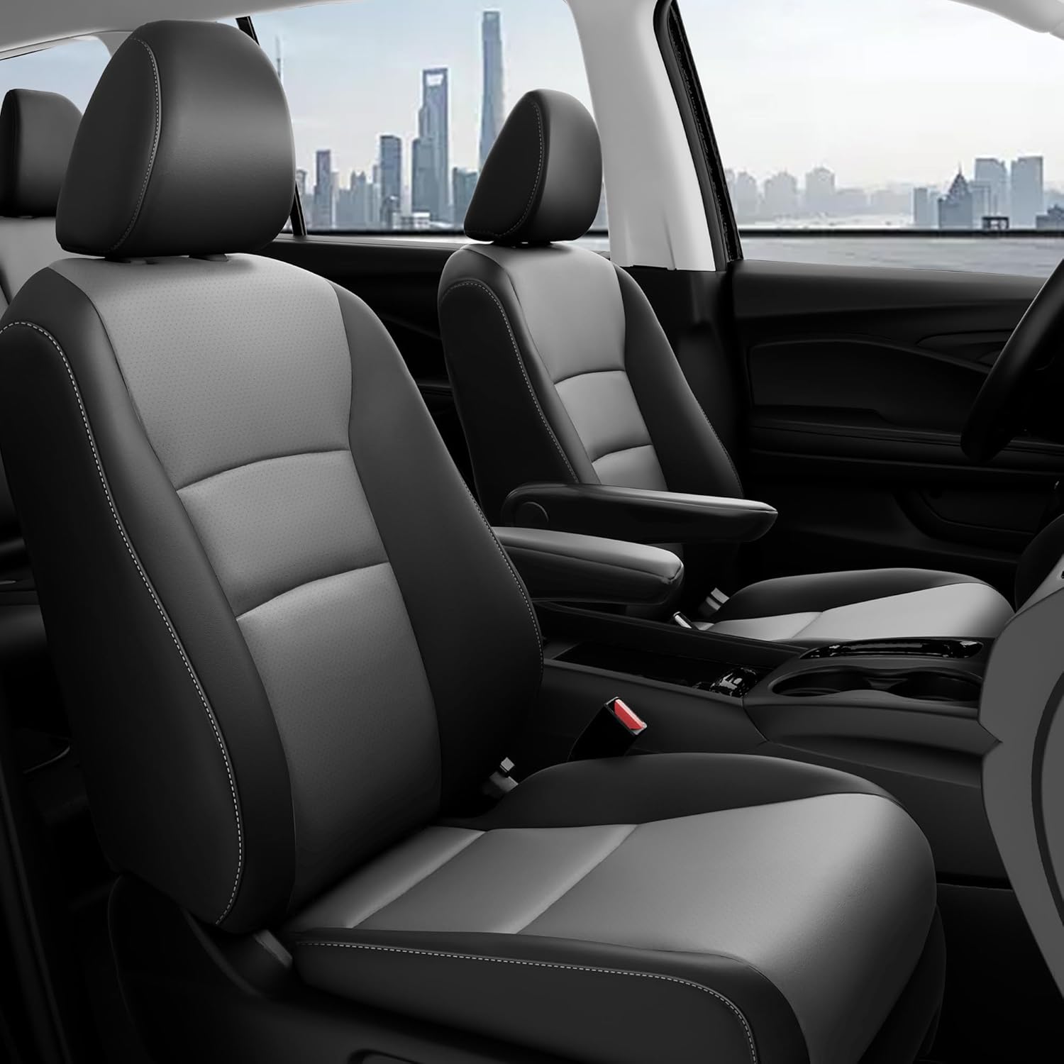 Honda Pilot Custom Fit Seat Covers 2016-2022 - Premium Car Seat Protectors for Comfort & Style - Perfect for Family Road Trips & Daily Commutes