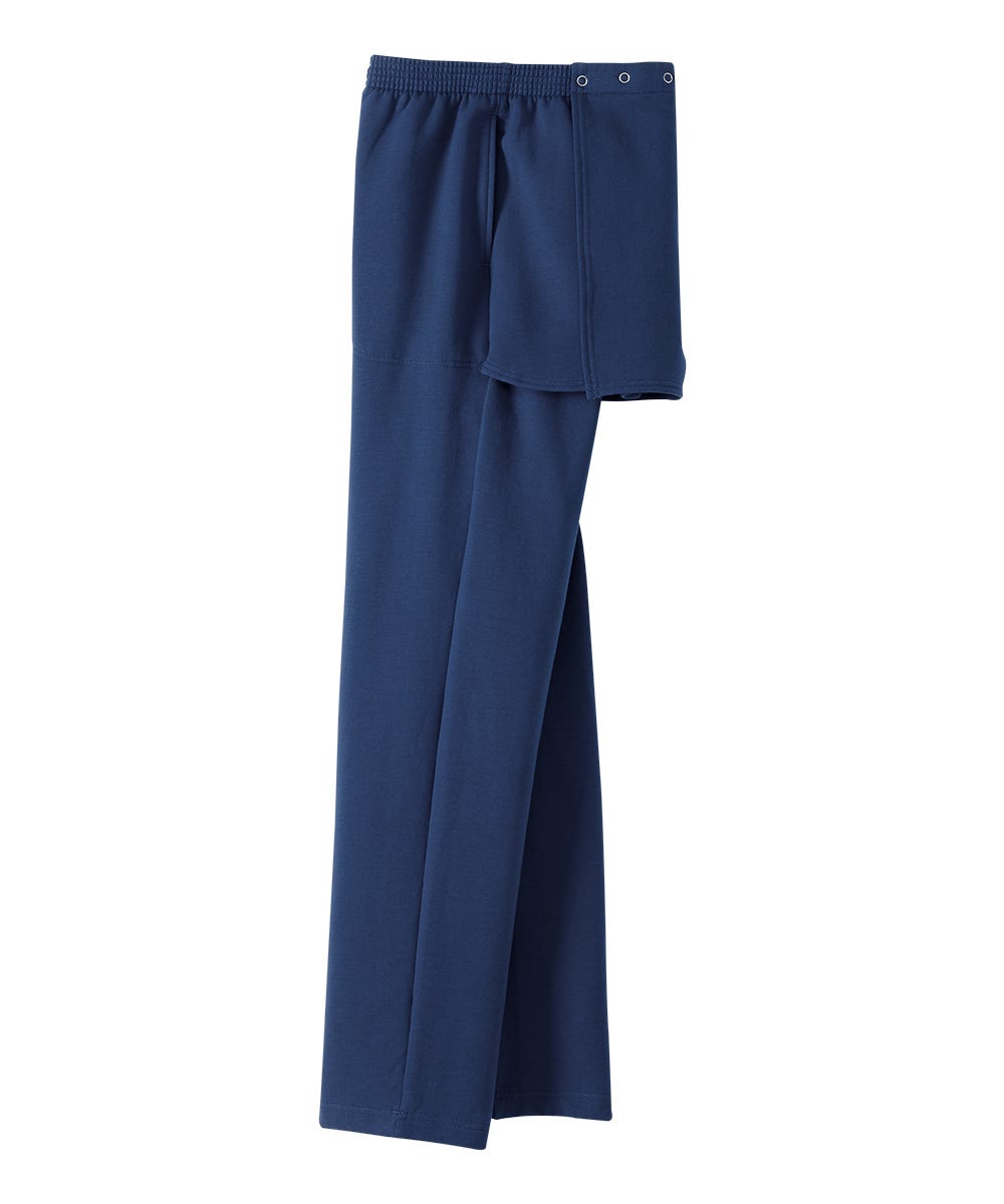 Women's Petite Open Back Fleece Pants - Cozy Winter Lounge Pants for Home, Sleep & Relaxation
