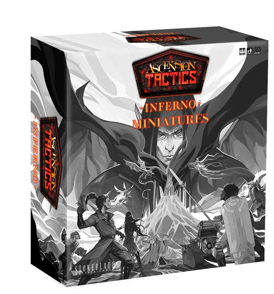 Ascension Tactics: Inferno Kickstarter Edition - Strategic Board Game for Adults & Teens - Perfect for Game Nights, Parties & Family Gatherings