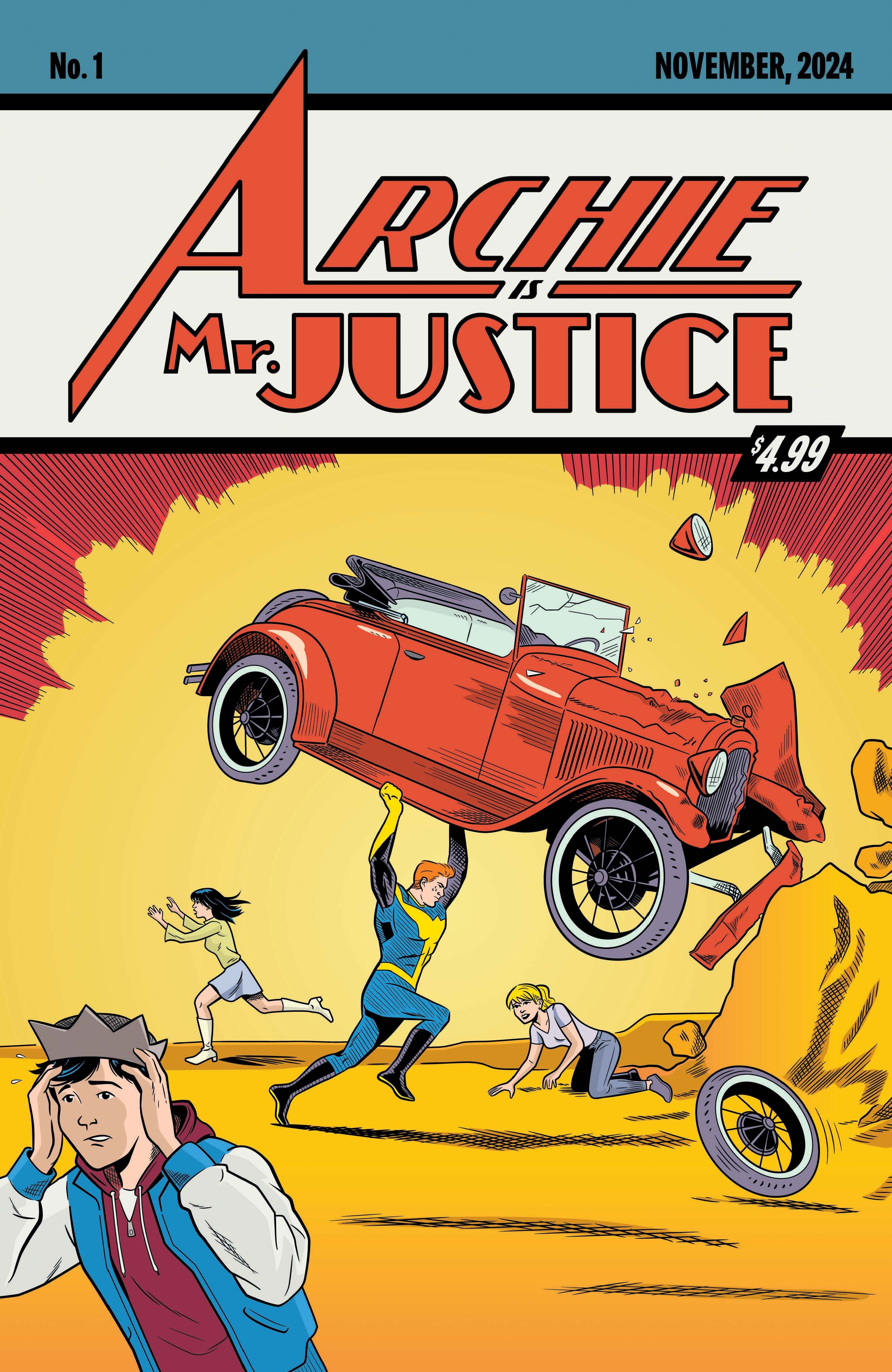 ARCHIE IS MR. JUSTICE #1 (of 4) - Comic Book Series | Superhero Graphic Novel | Collectible Archie Comics | Perfect for Comic Enthusiasts & Collectors