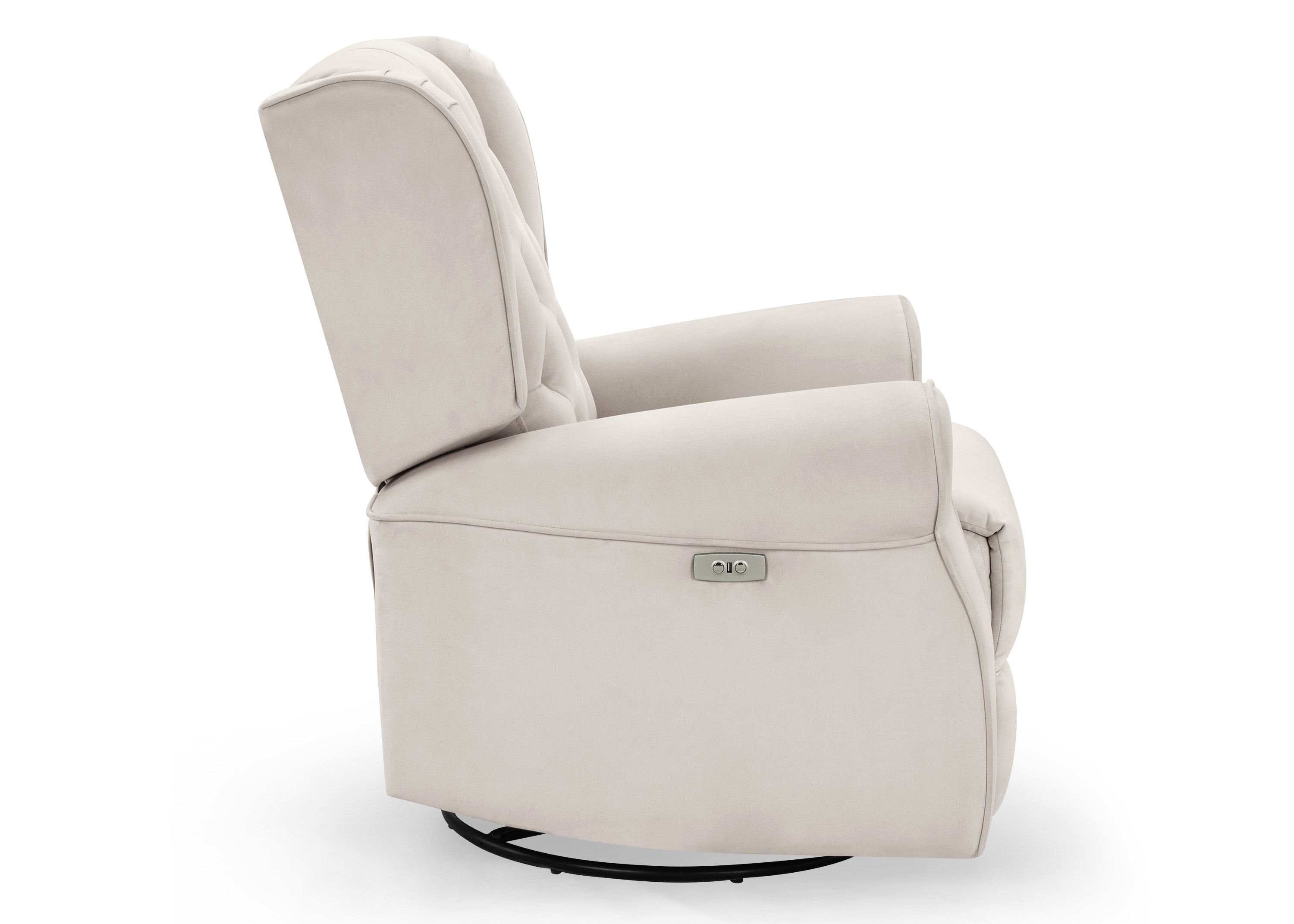 LiveSmart Performance Fabric Power Recliner Swivel Glider Chair with USB Port - Electric Massage Lift Chair for Living Room, Bedroom & Home Theater Comfort