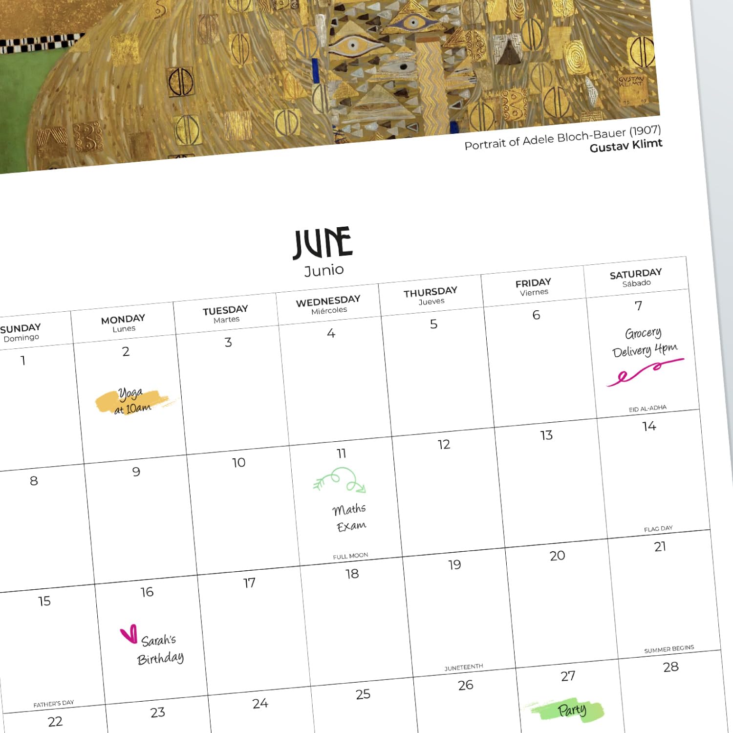 2025 Art Wall Calendar - 12