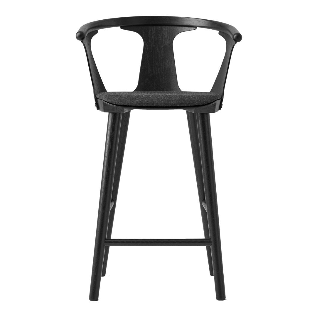 SK8 Counter Stool with Upholstered Seat - Modern Bar Stool for Kitchen Island, Breakfast Nook & Home Bar - Adjustable Height Counter Height Stool